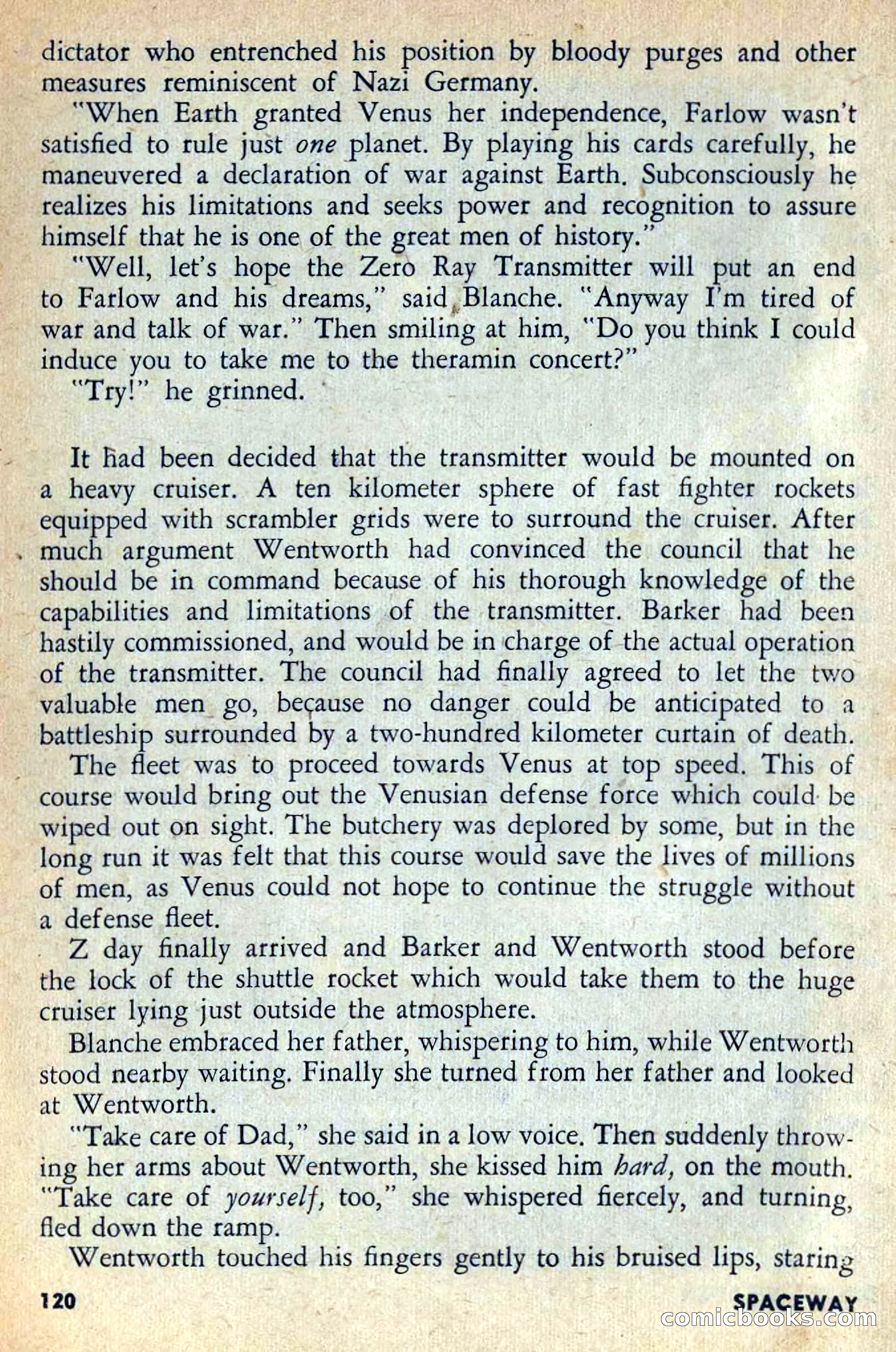 Spaceway, February 1954 — page 125 of 168