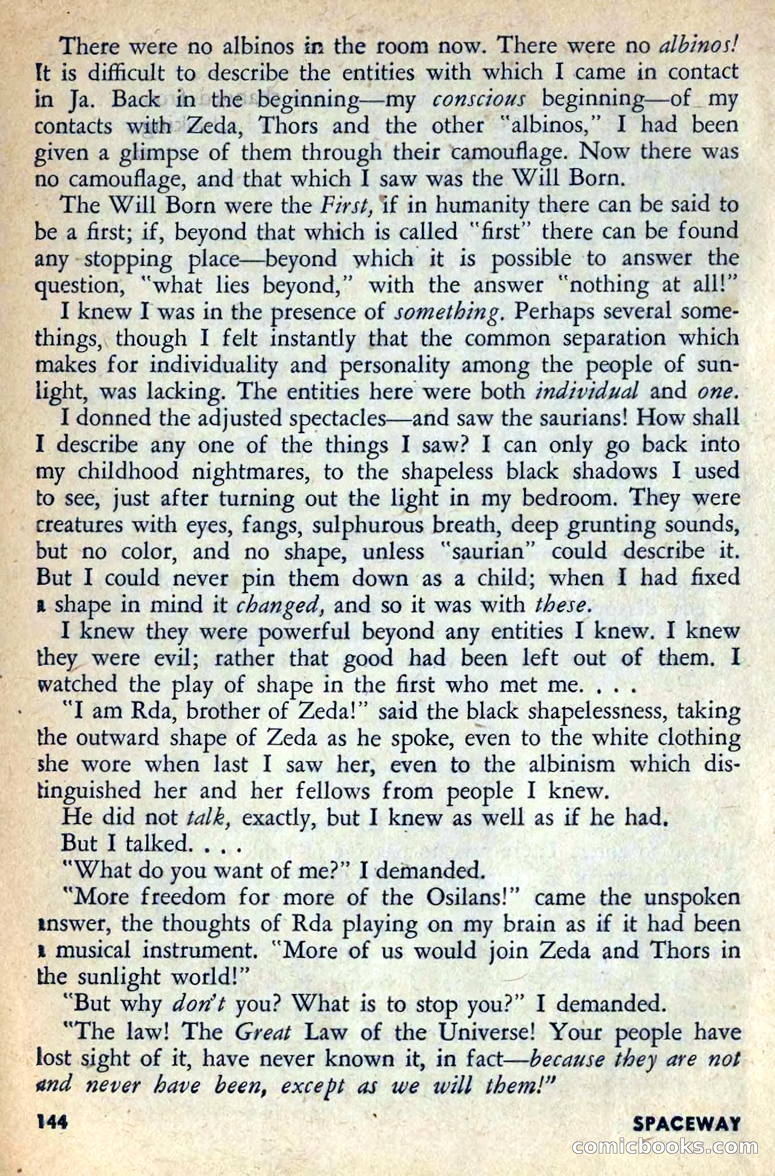 Spaceway, February 1954 — page 149 of 168