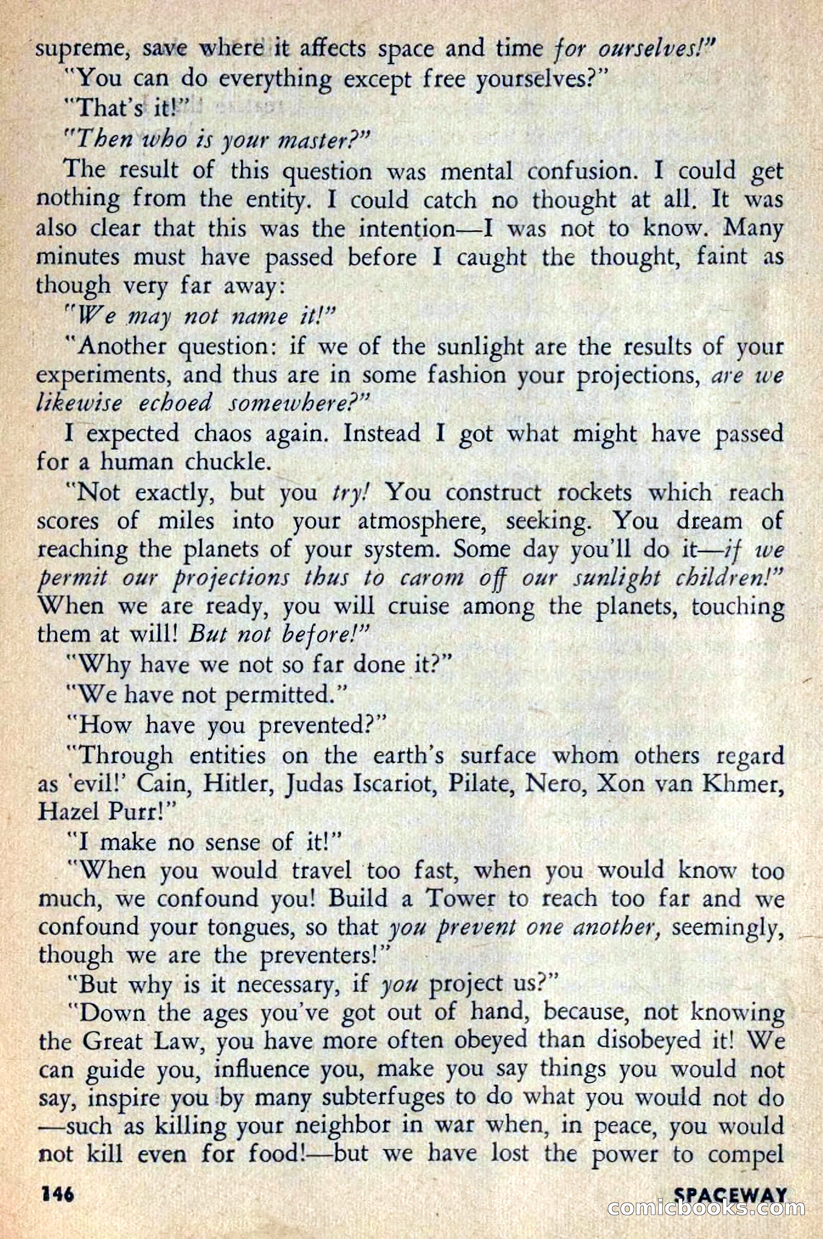 Spaceway, February 1954 — page 151 of 168