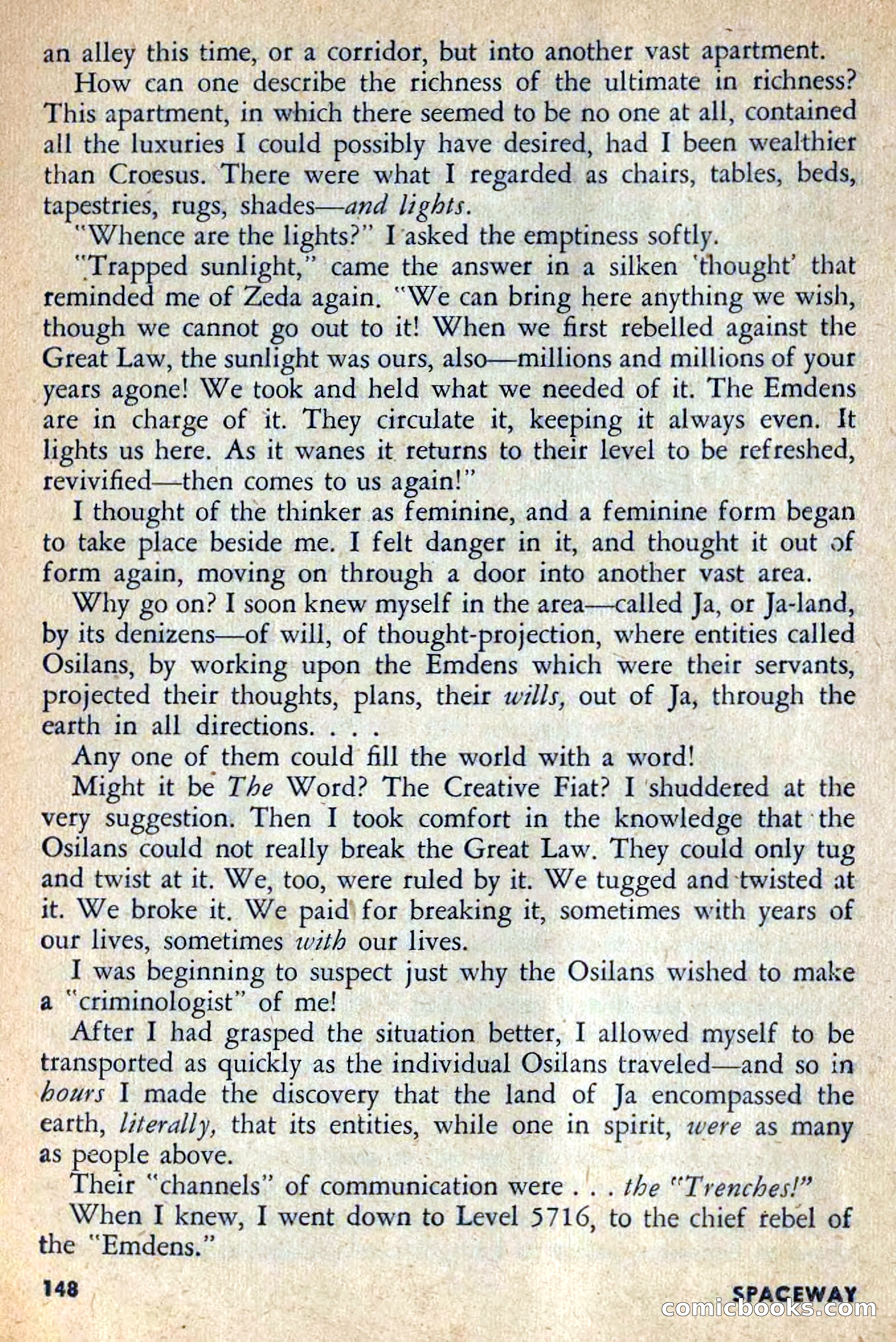 Spaceway, February 1954 — page 153 of 168