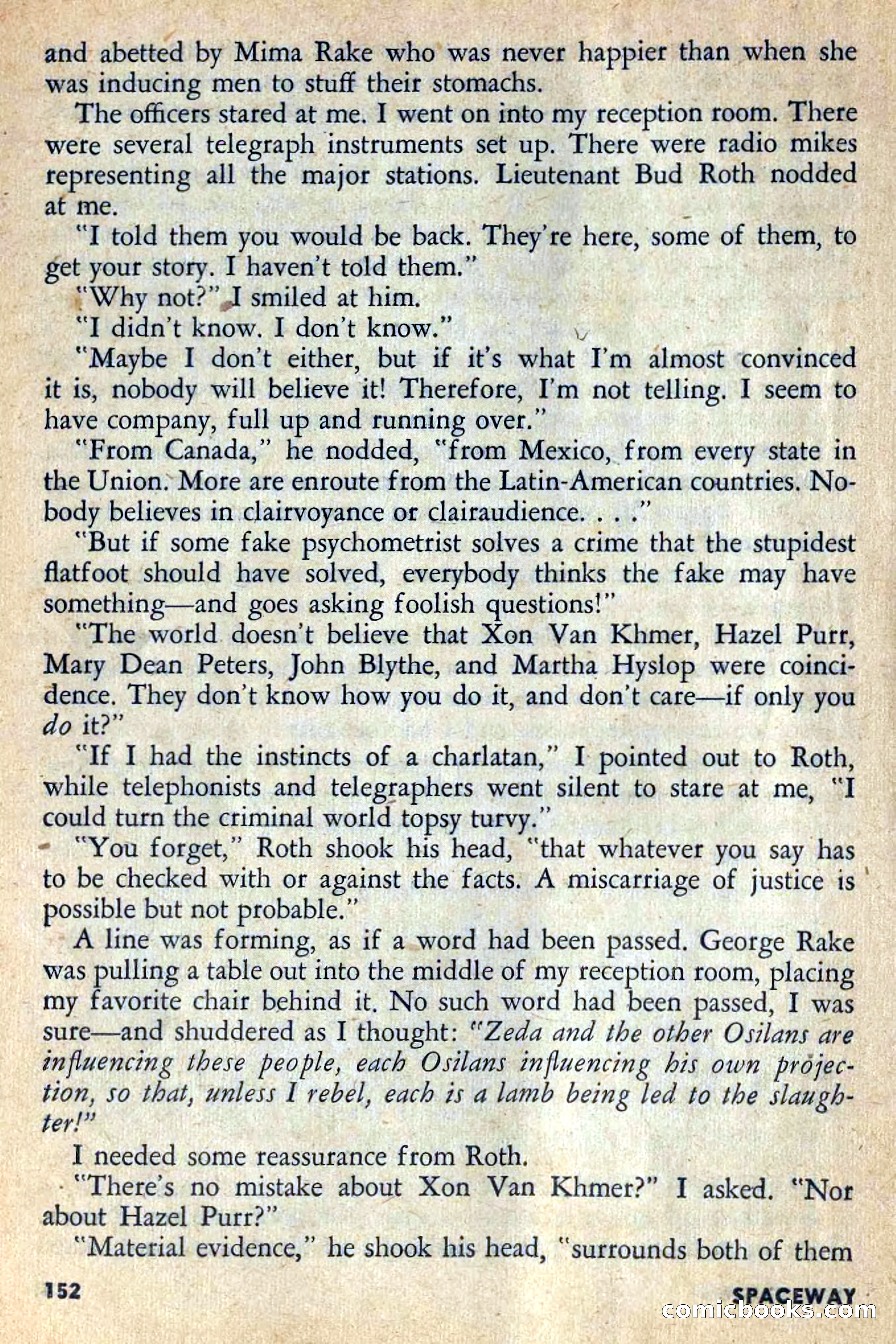 Spaceway, February 1954 — page 157 of 168