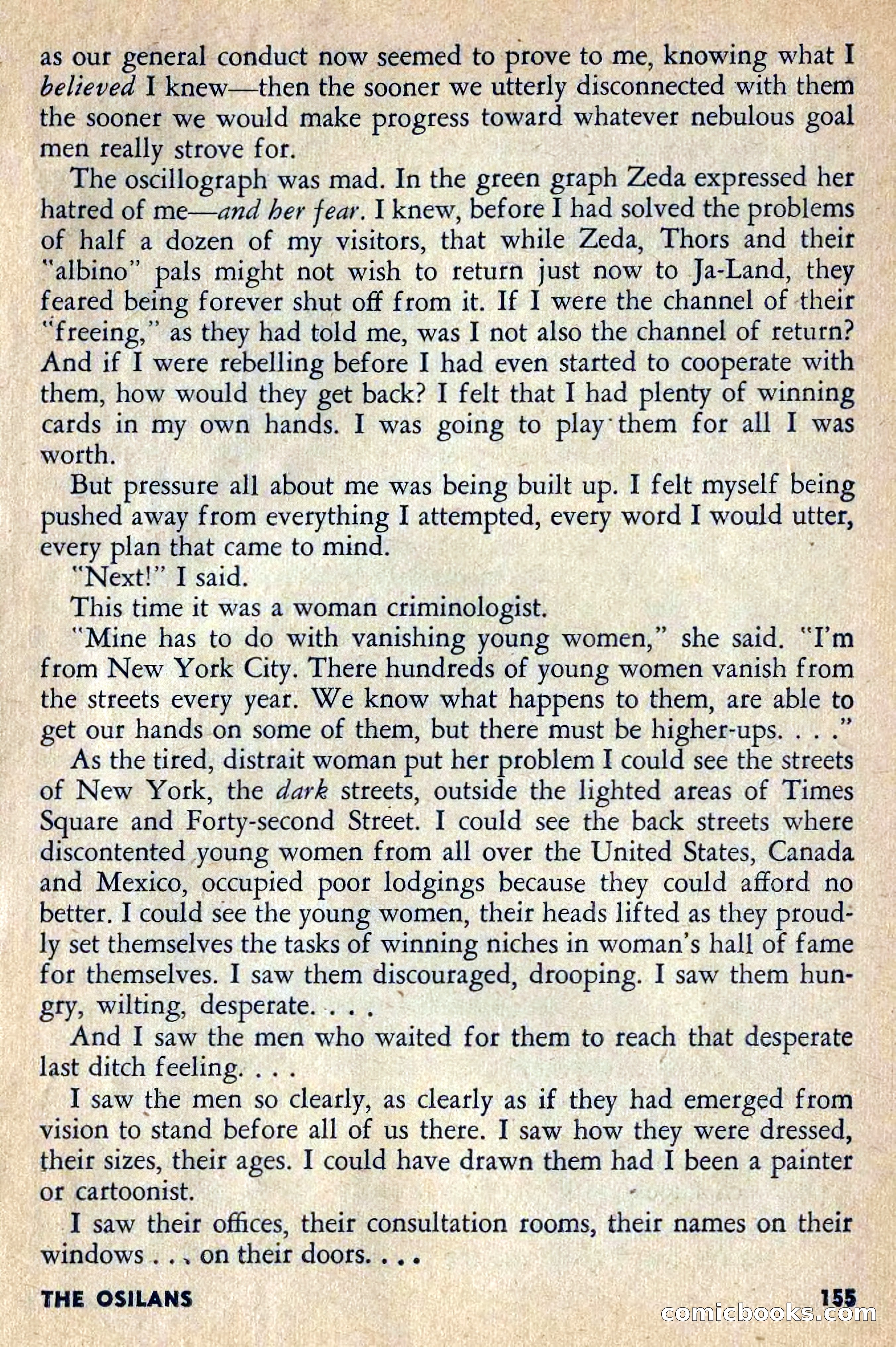Spaceway, February 1954 — page 160 of 168