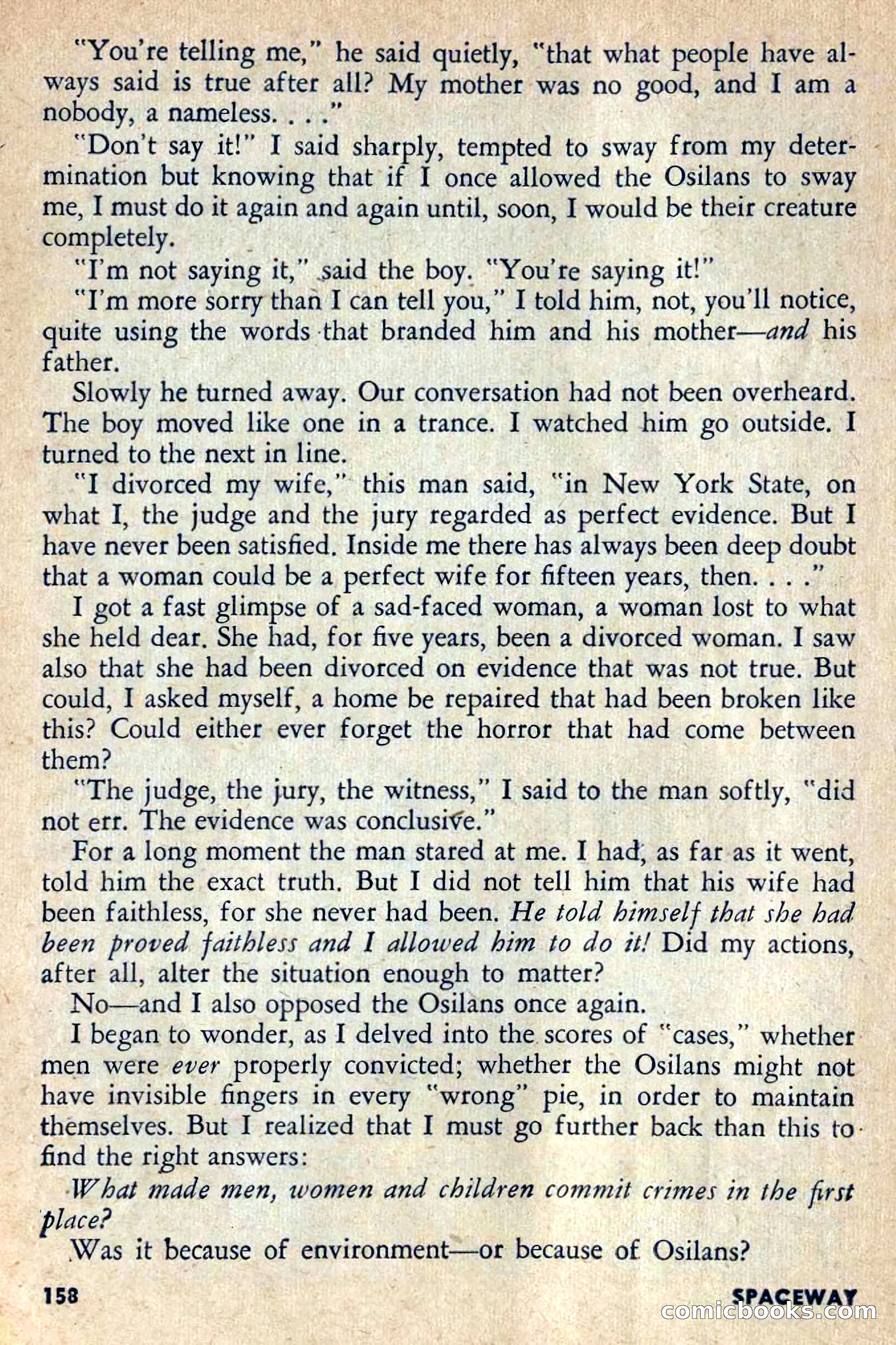 Spaceway, February 1954 — page 163 of 168
