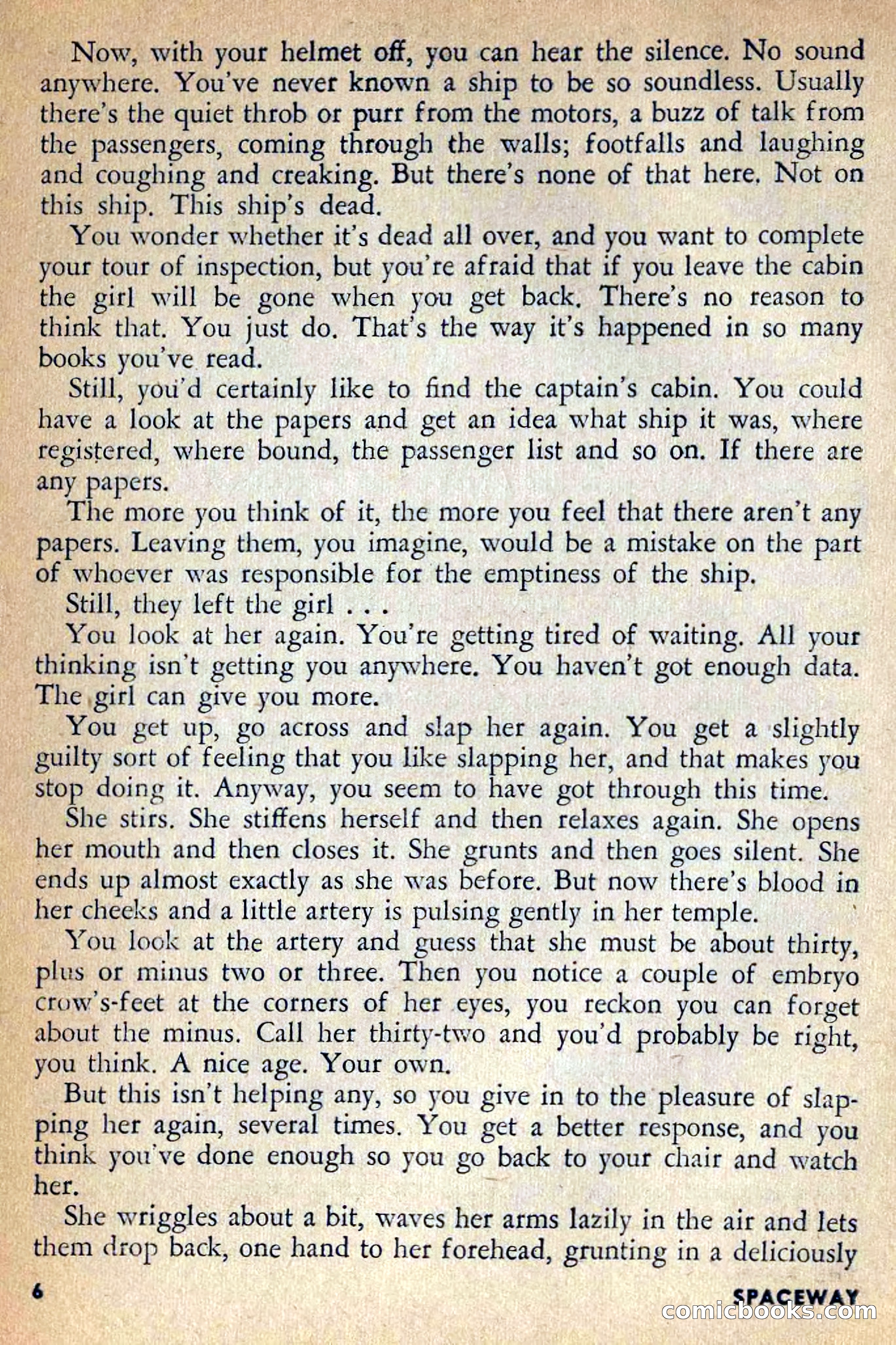 Spaceway, April 1954 — page 8 of 165