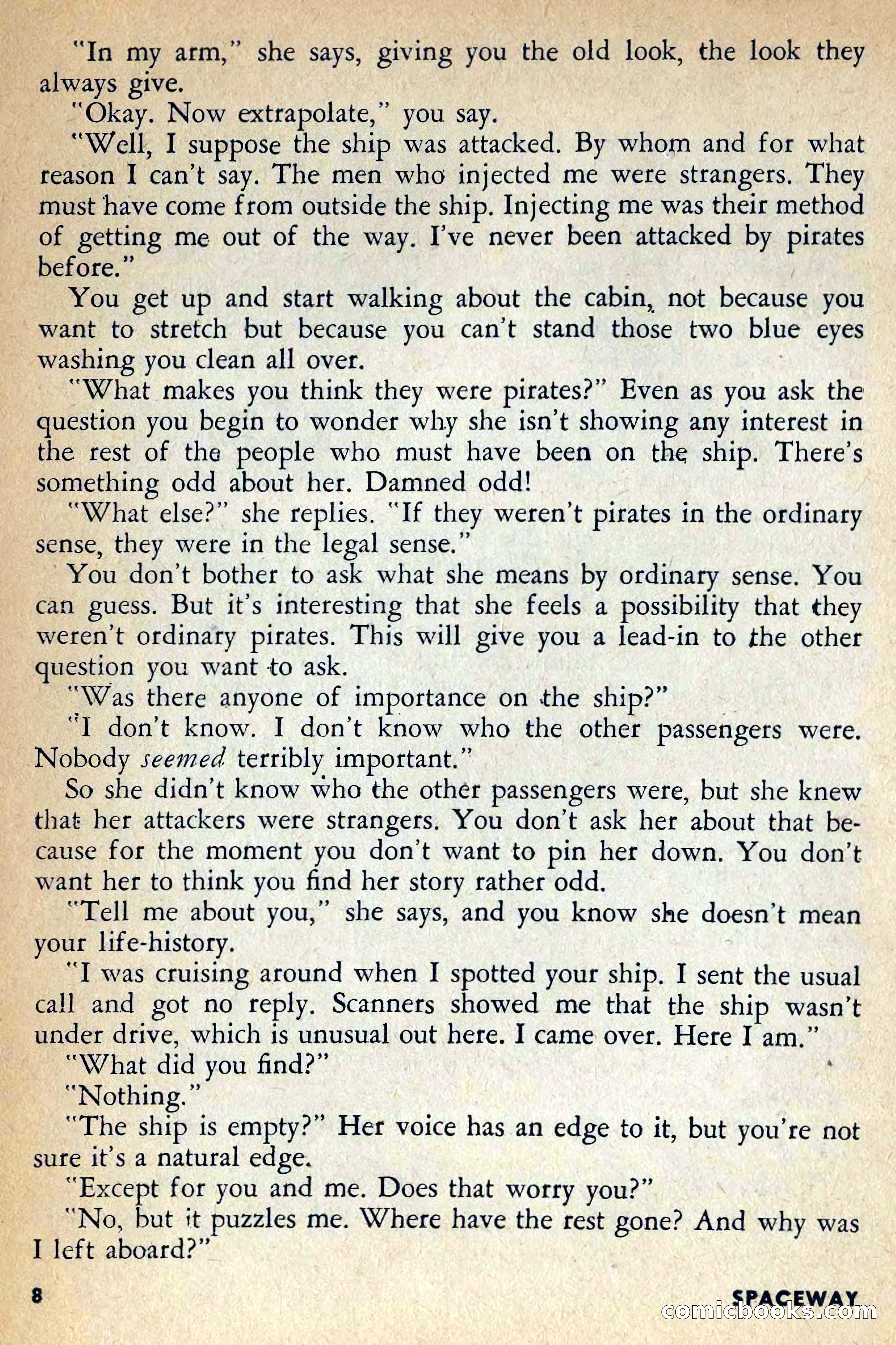 Spaceway, April 1954 — page 10 of 165