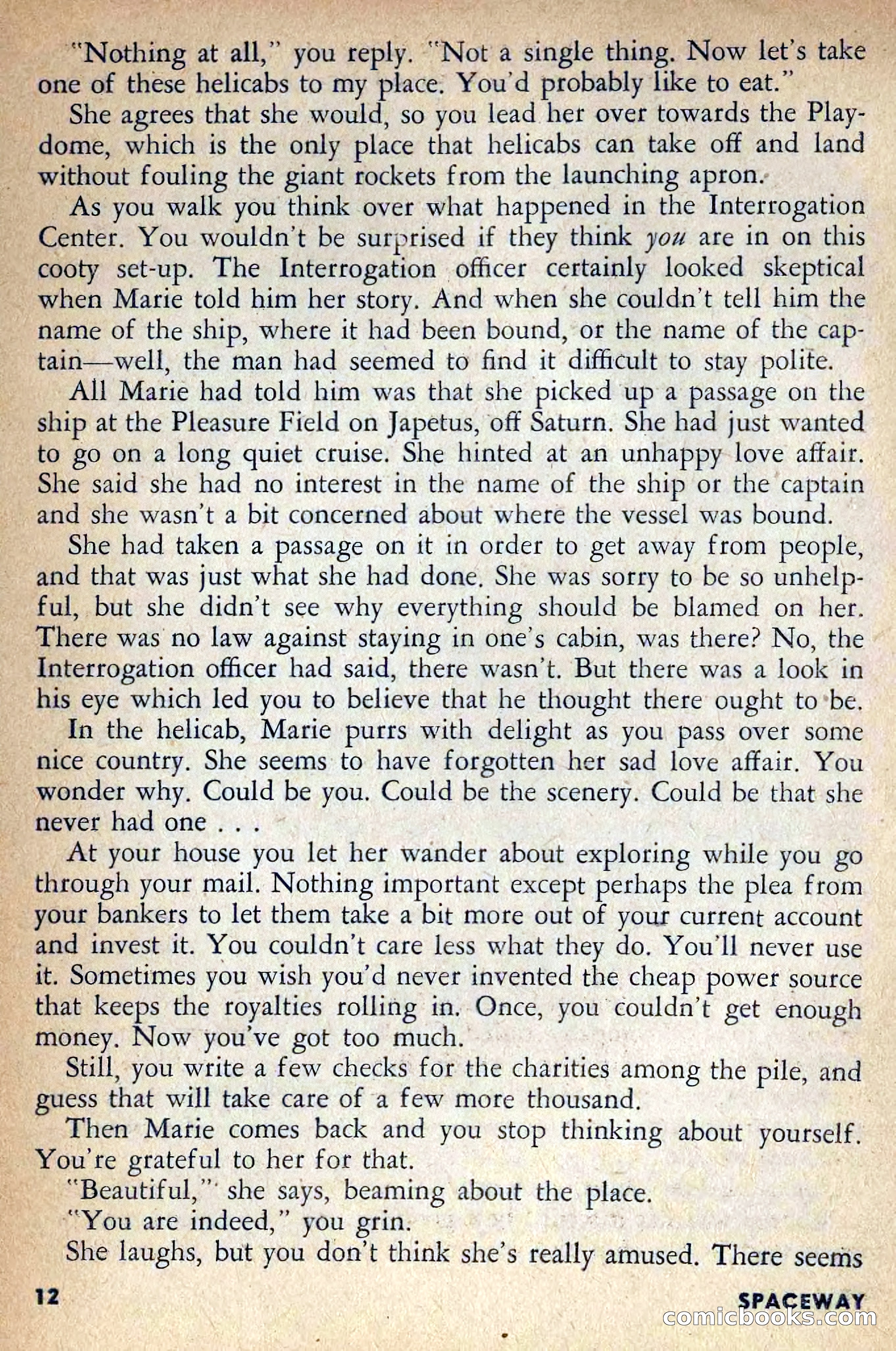 Spaceway, April 1954 — page 14 of 165