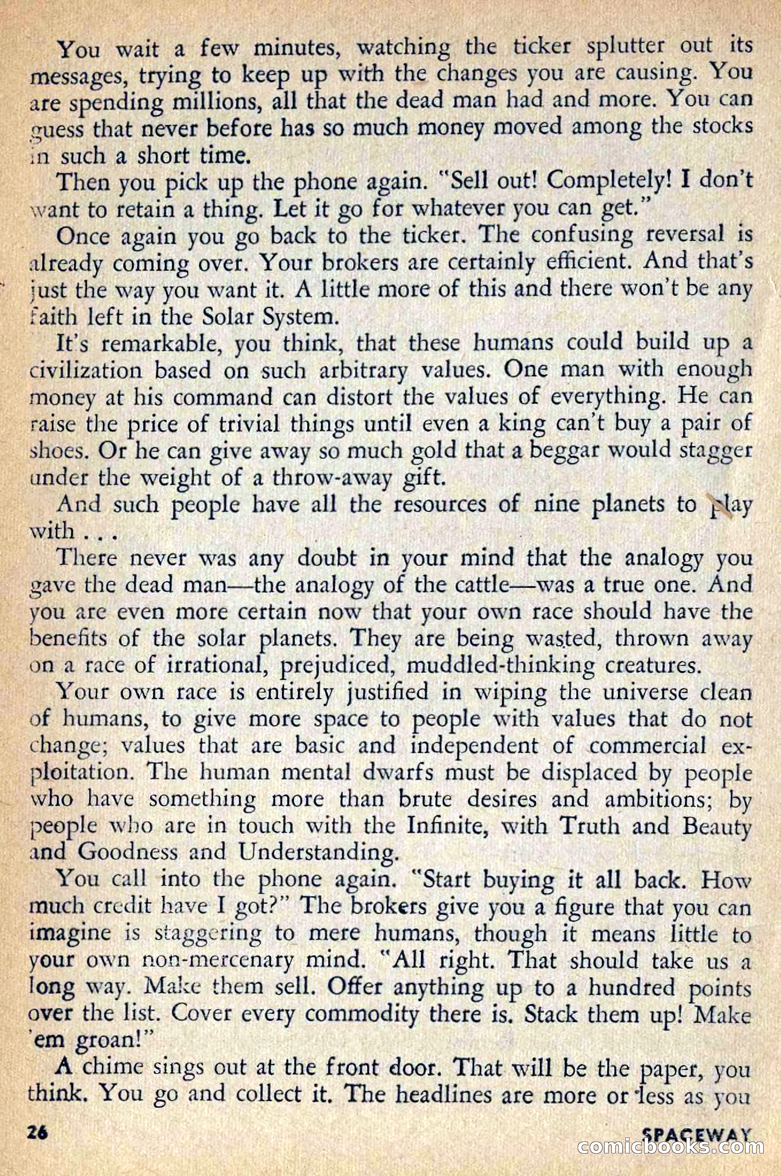 Spaceway, April 1954 — page 28 of 165