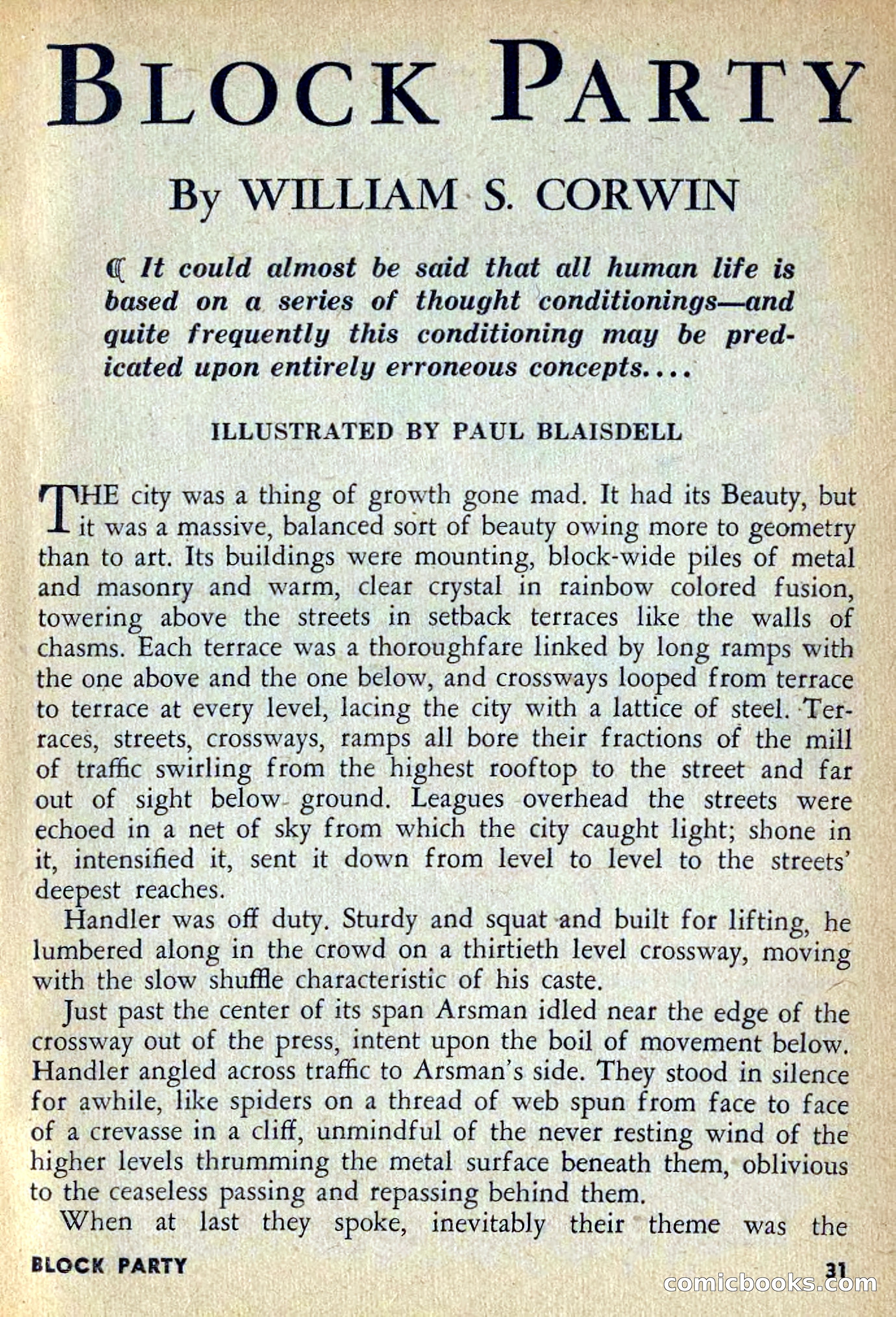 Spaceway, April 1954 — page 33 of 165