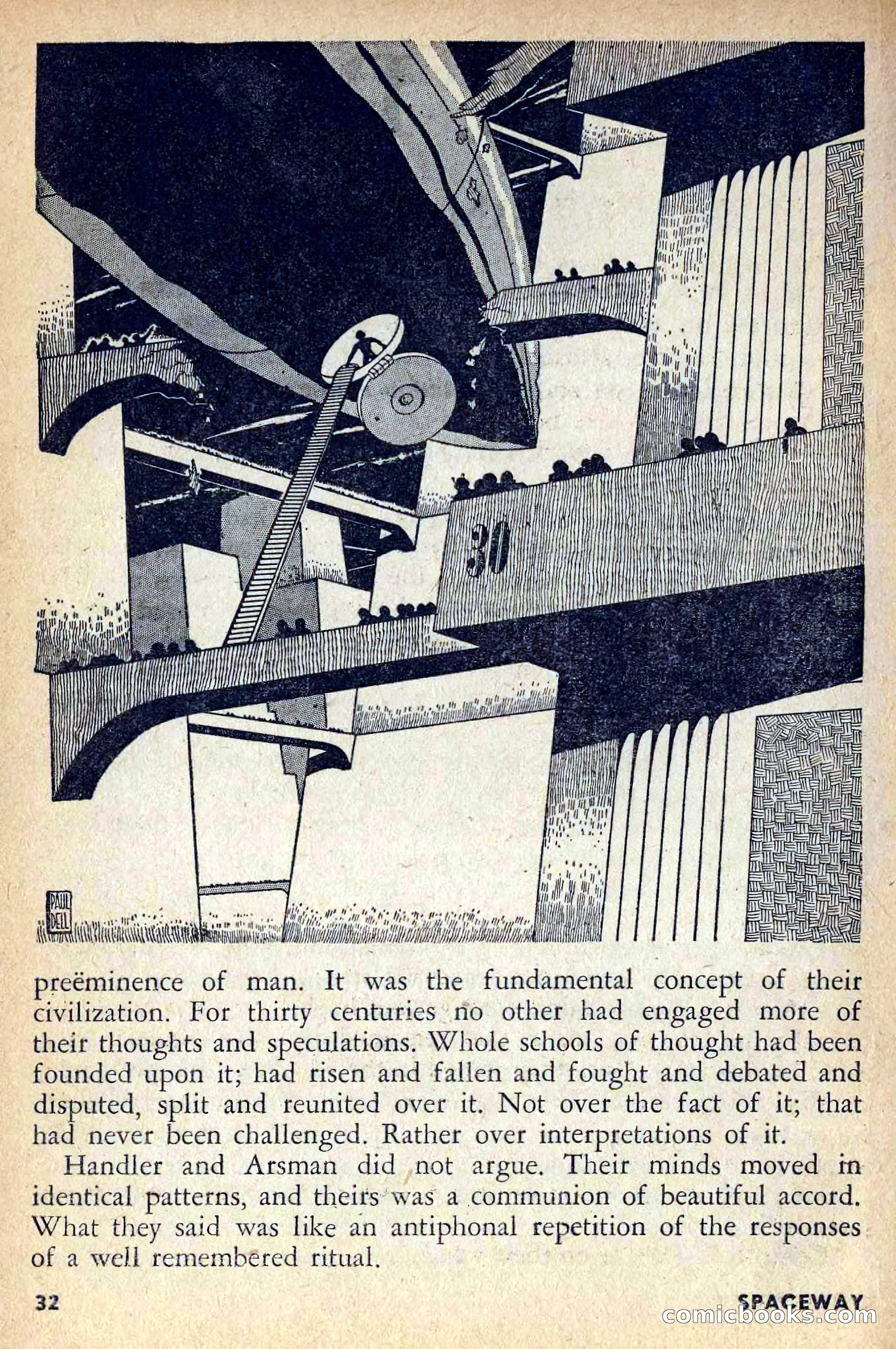Spaceway, April 1954 — page 34 of 165