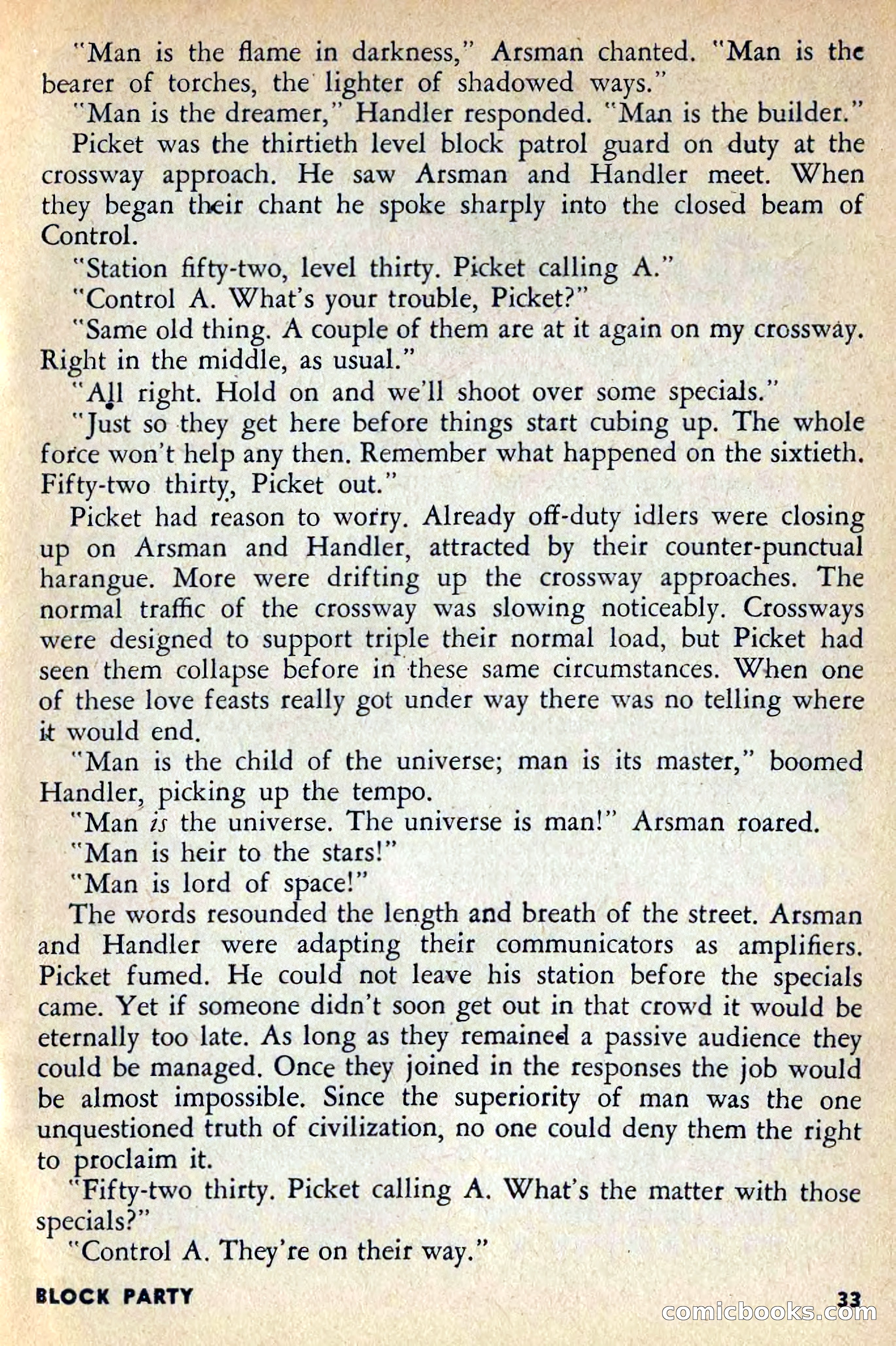 Spaceway, April 1954 — page 35 of 165