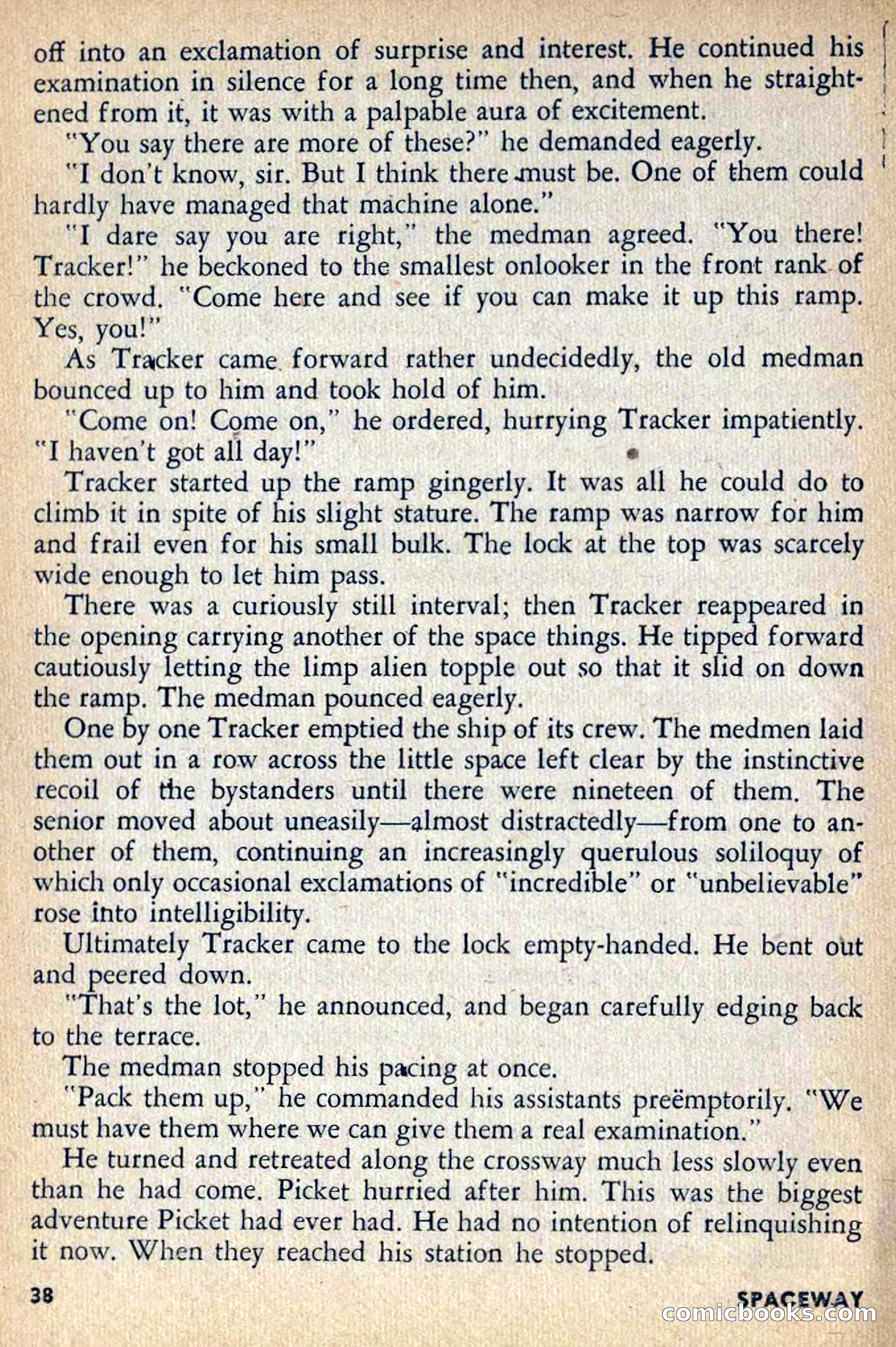 Spaceway, April 1954 — page 40 of 165
