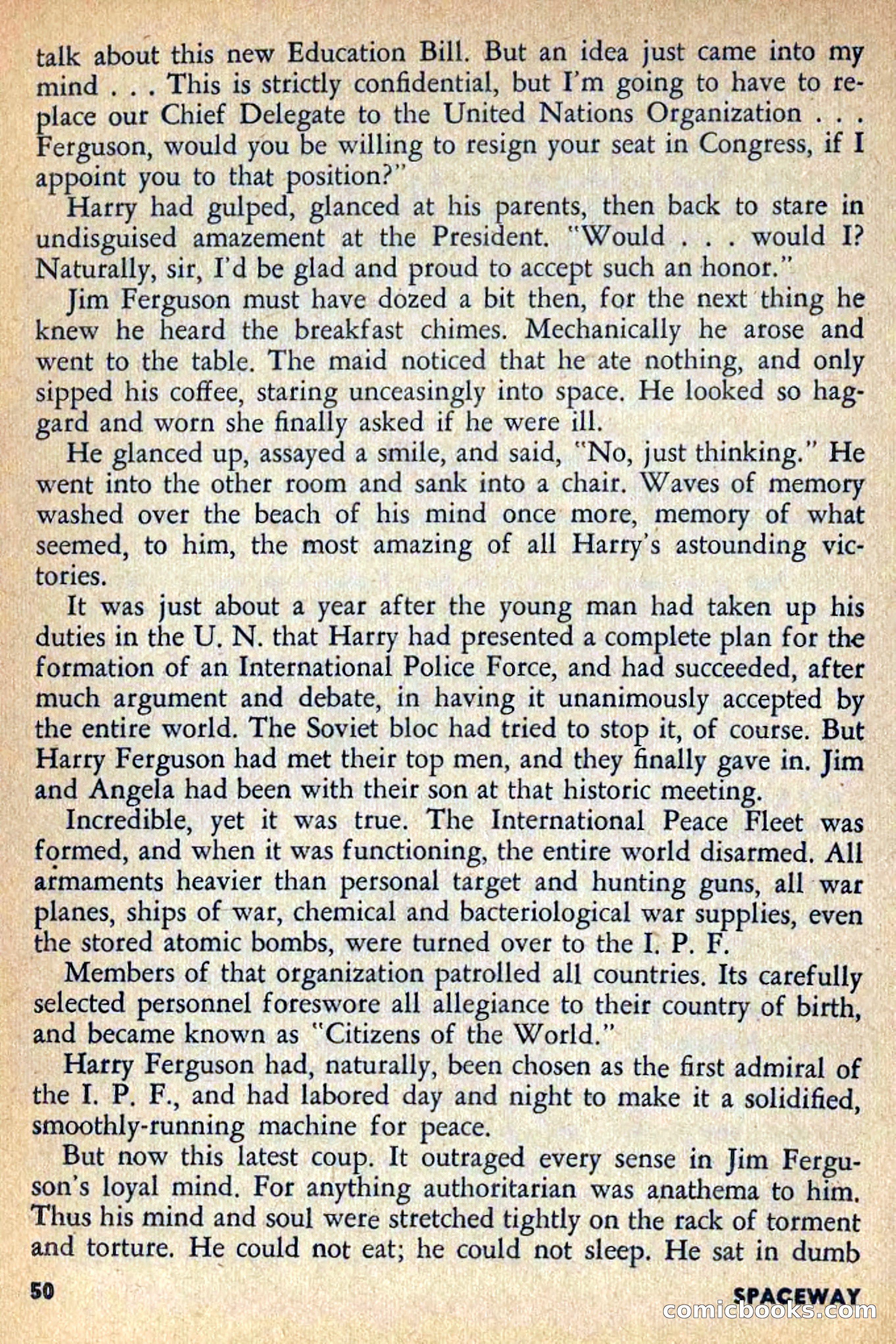 Spaceway, April 1954 — page 52 of 165