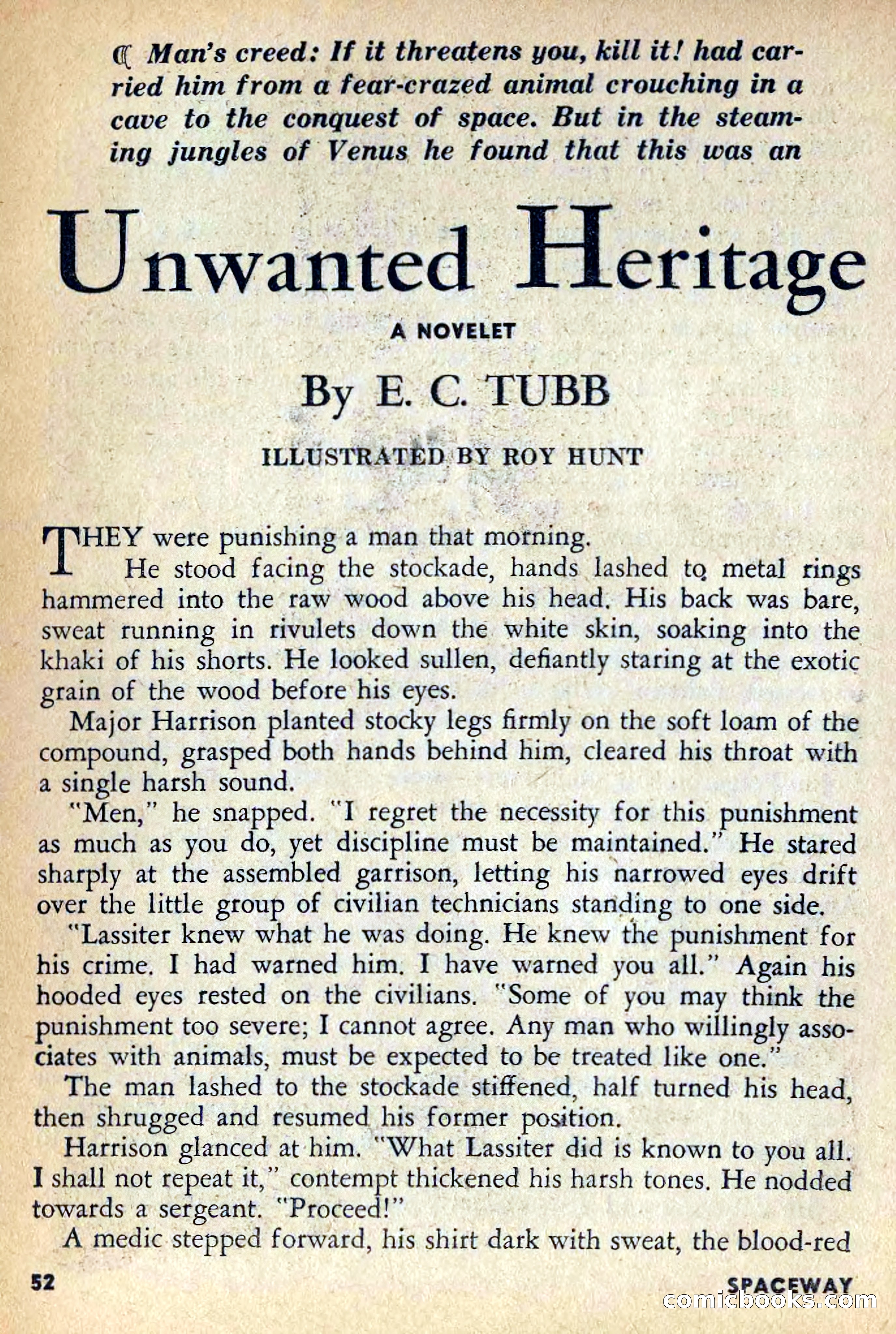 Spaceway, April 1954 — page 54 of 165