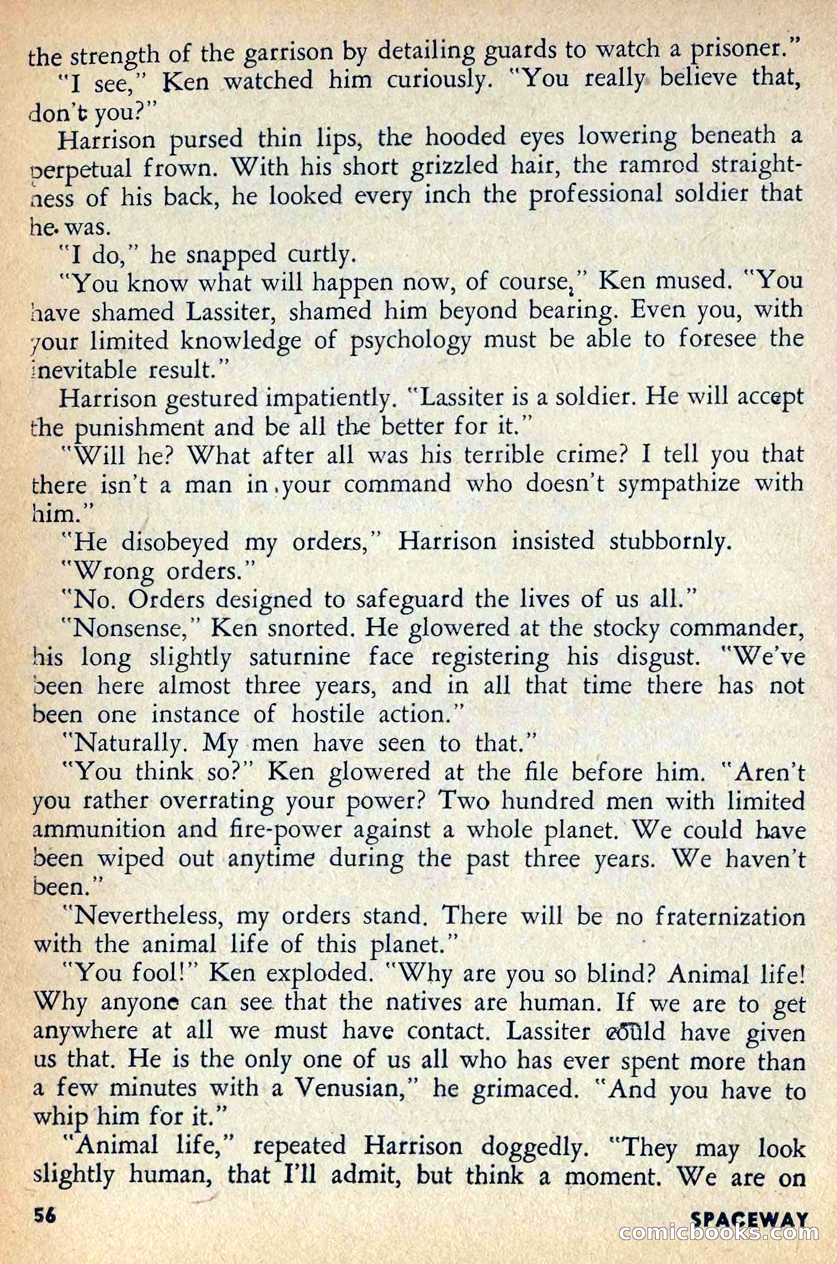 Spaceway, April 1954 — page 58 of 165
