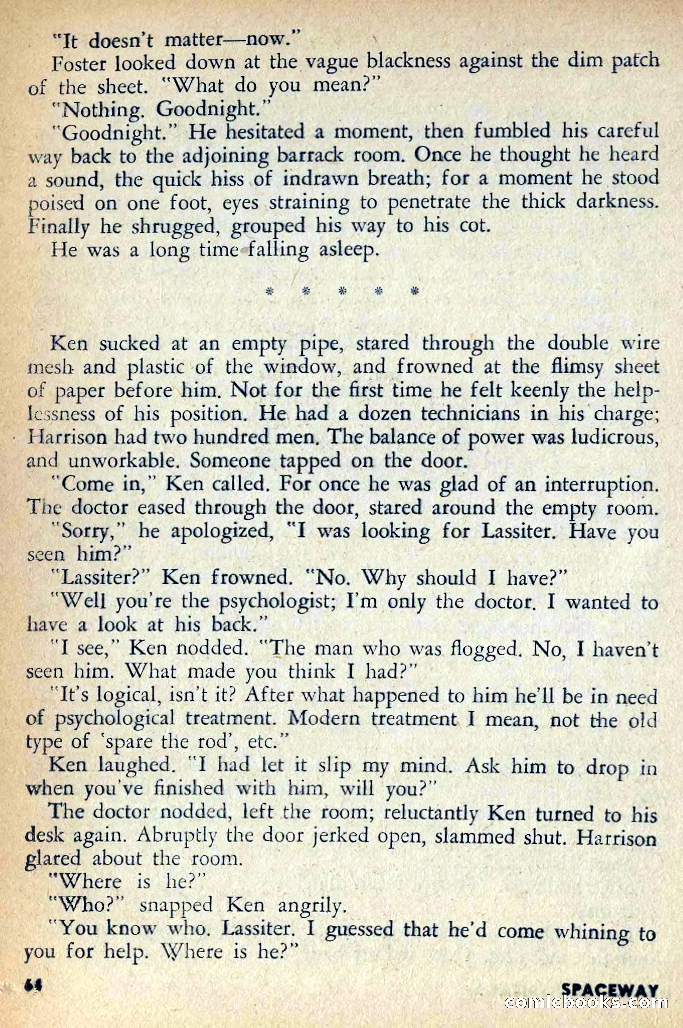 Spaceway, April 1954 — page 66 of 165