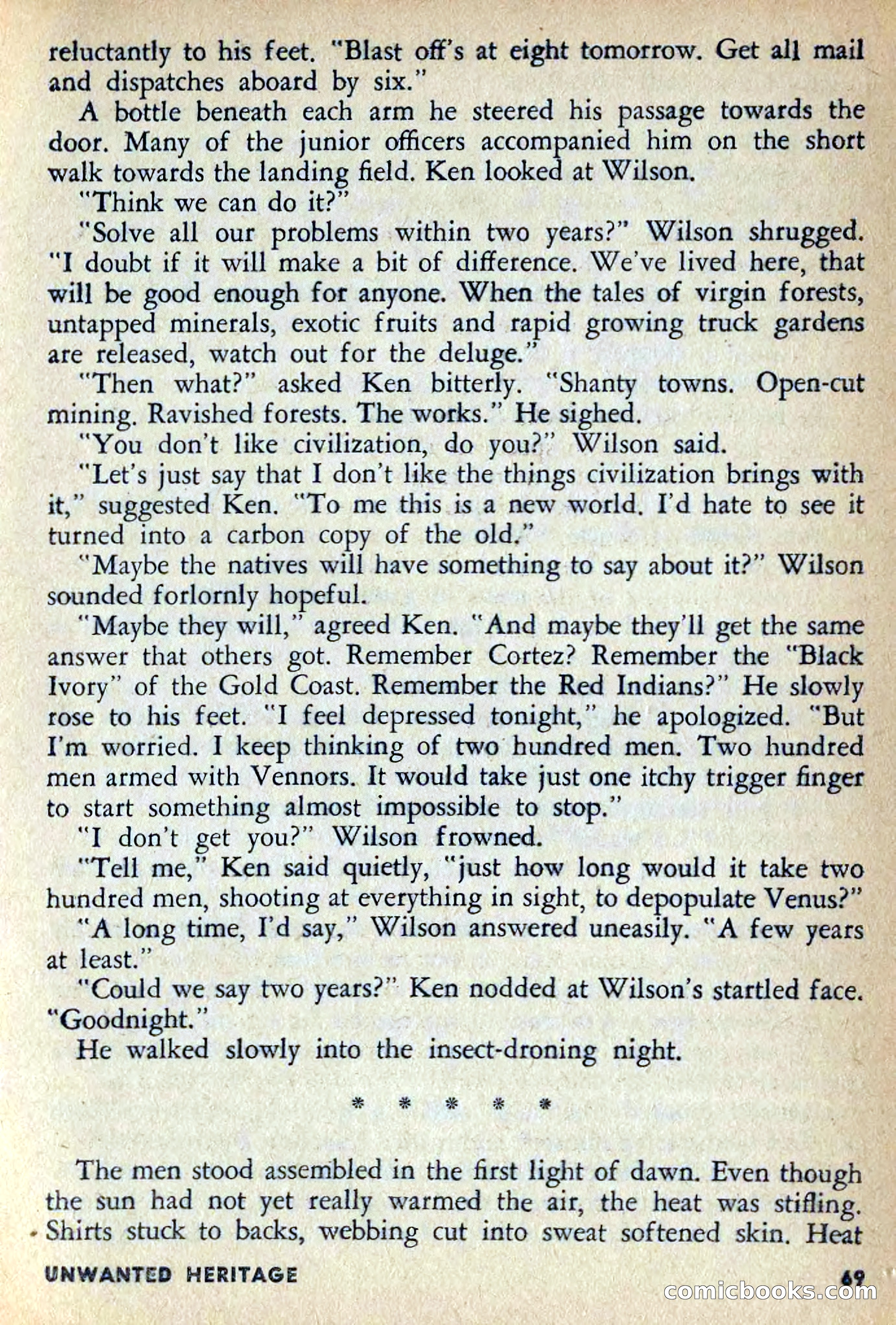 Spaceway, April 1954 — page 71 of 165