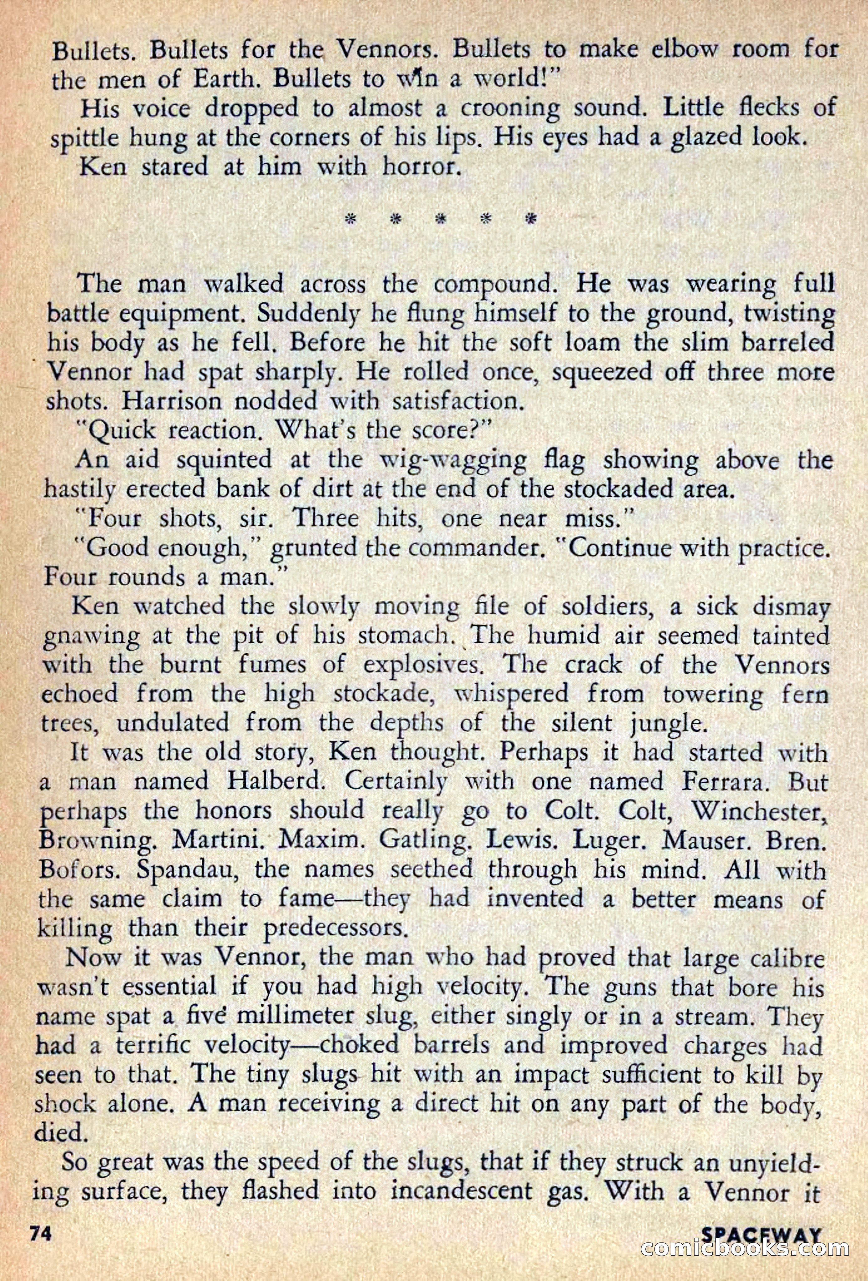 Spaceway, April 1954 — page 76 of 165