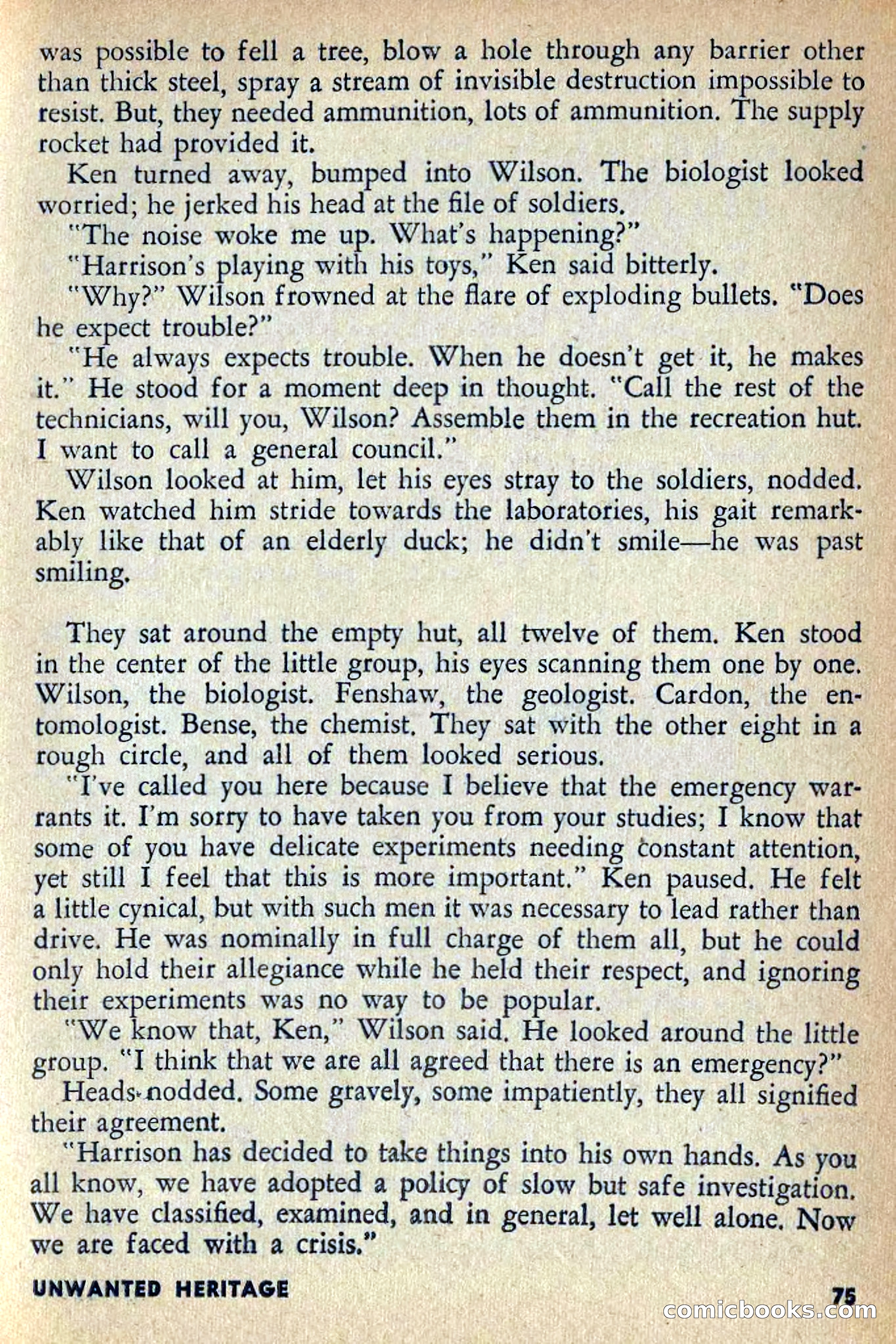 Spaceway, April 1954 — page 77 of 165