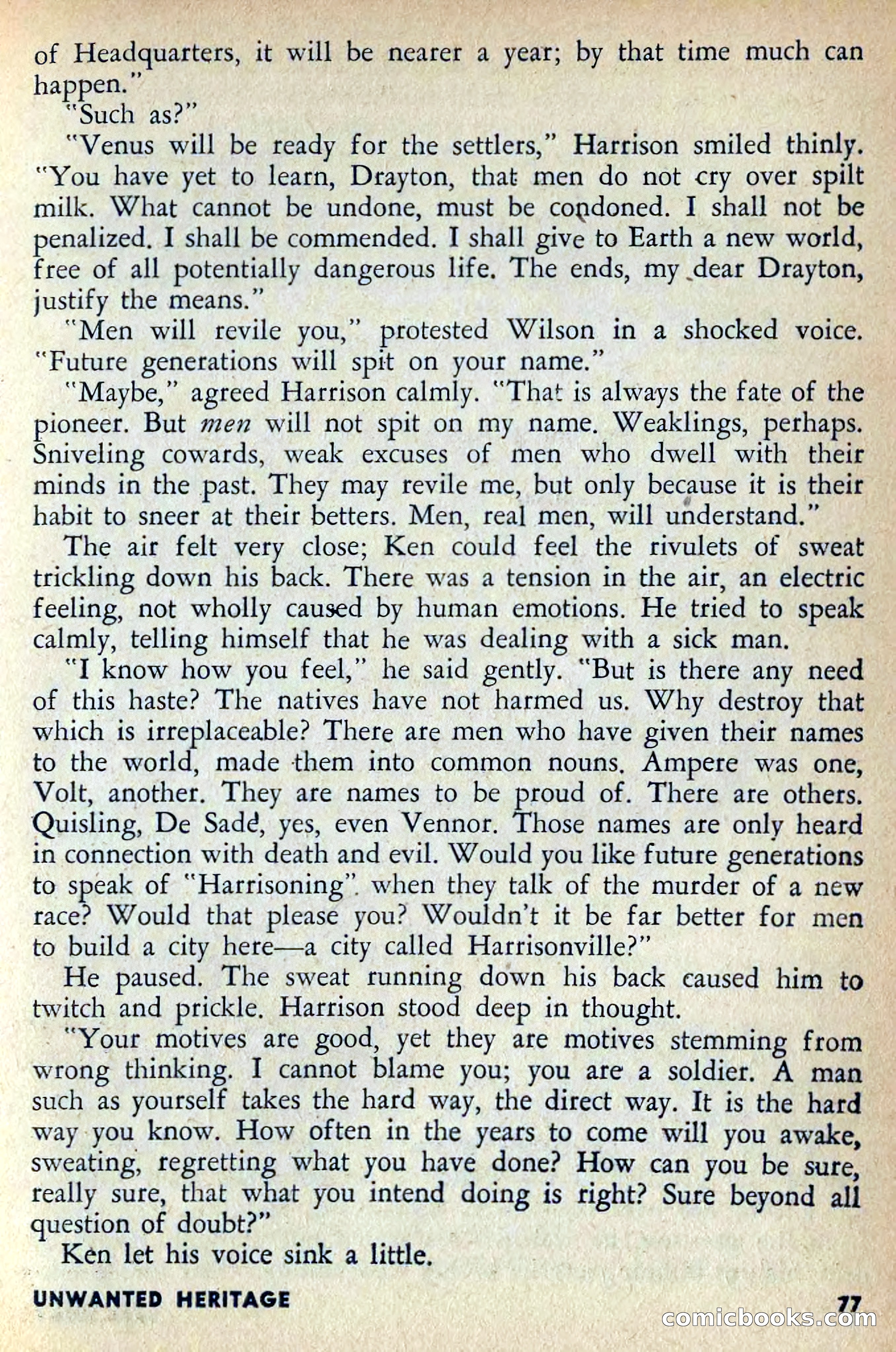Spaceway, April 1954 — page 79 of 165