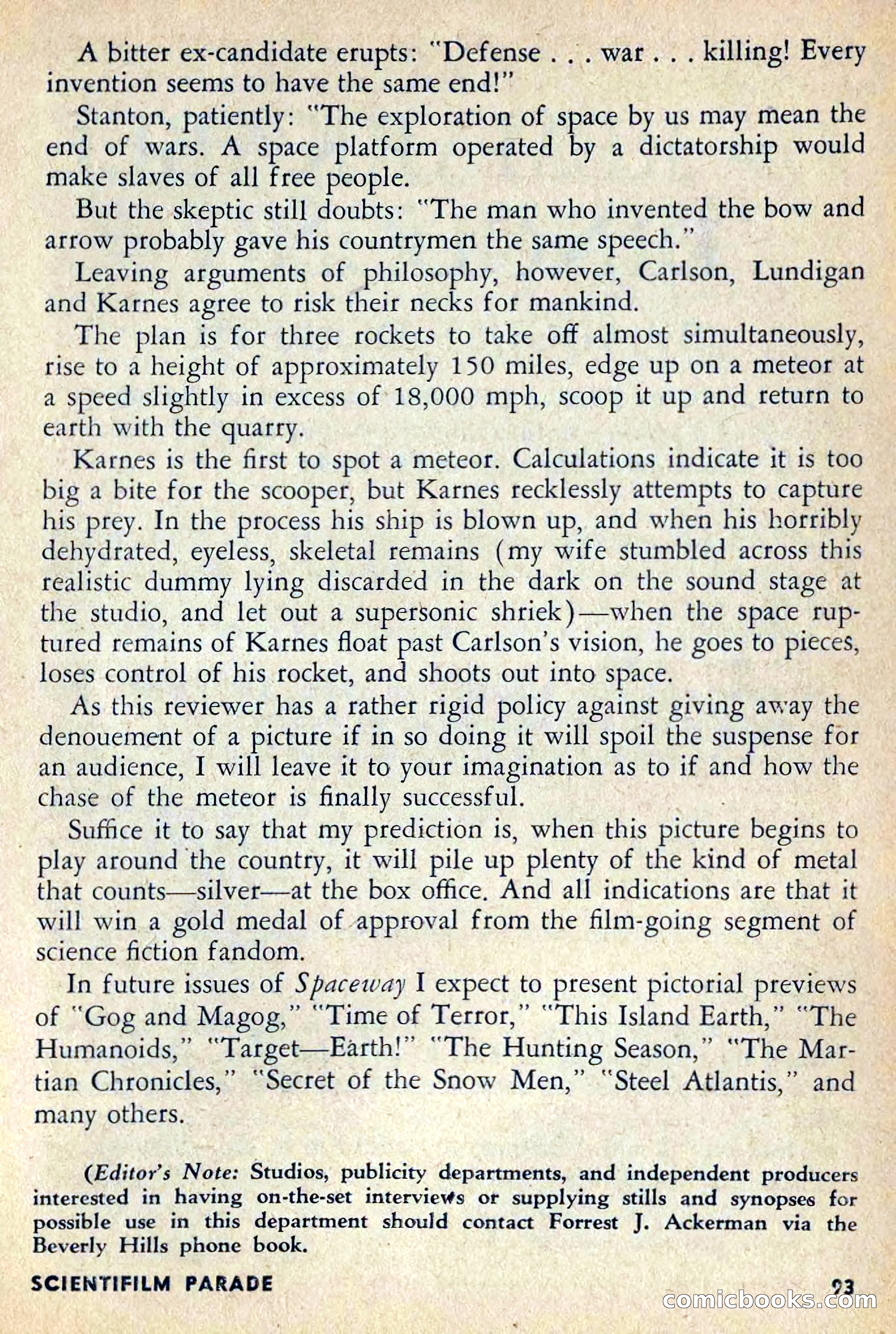 Spaceway, April 1954 — page 95 of 165