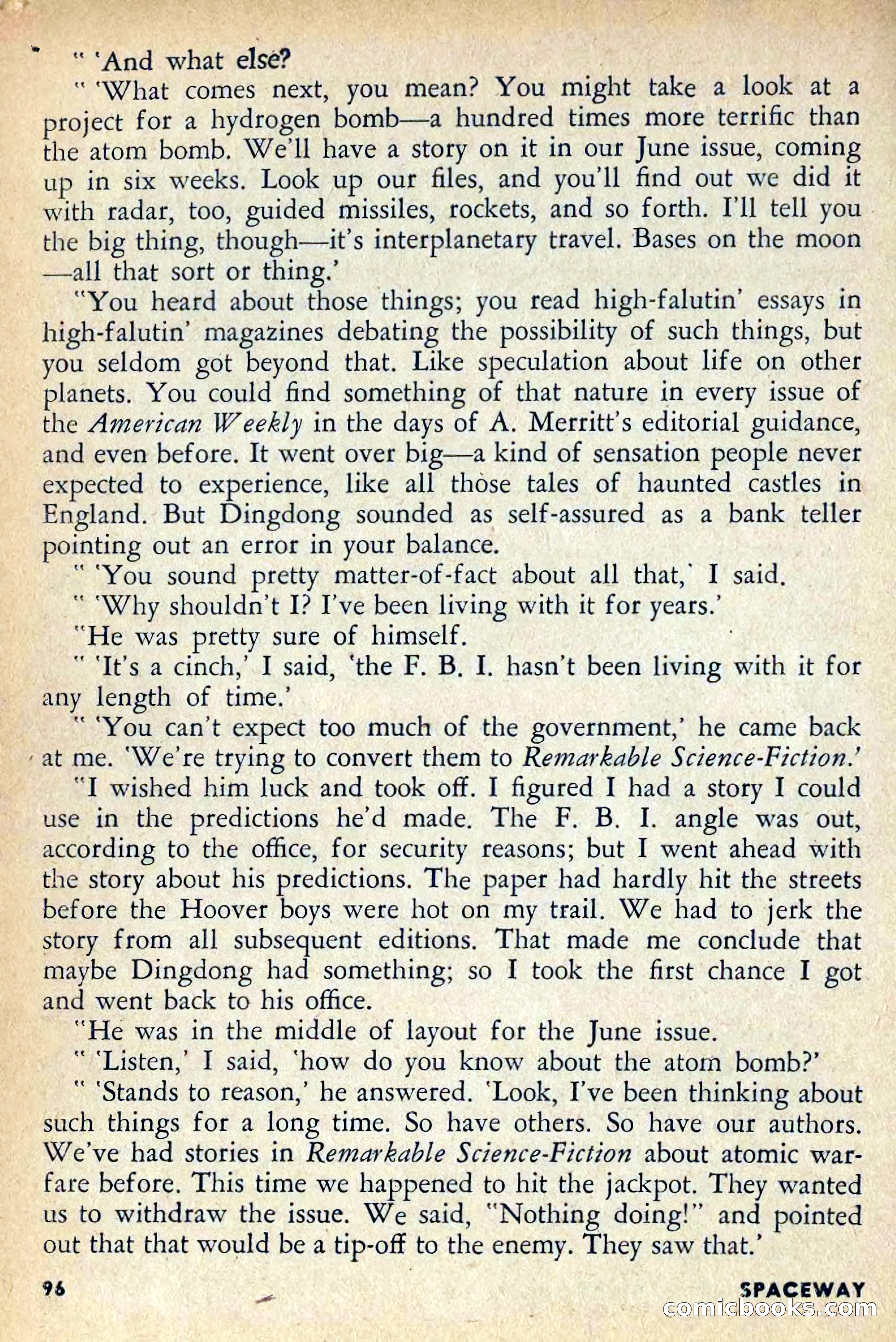 Spaceway, April 1954 — page 98 of 165