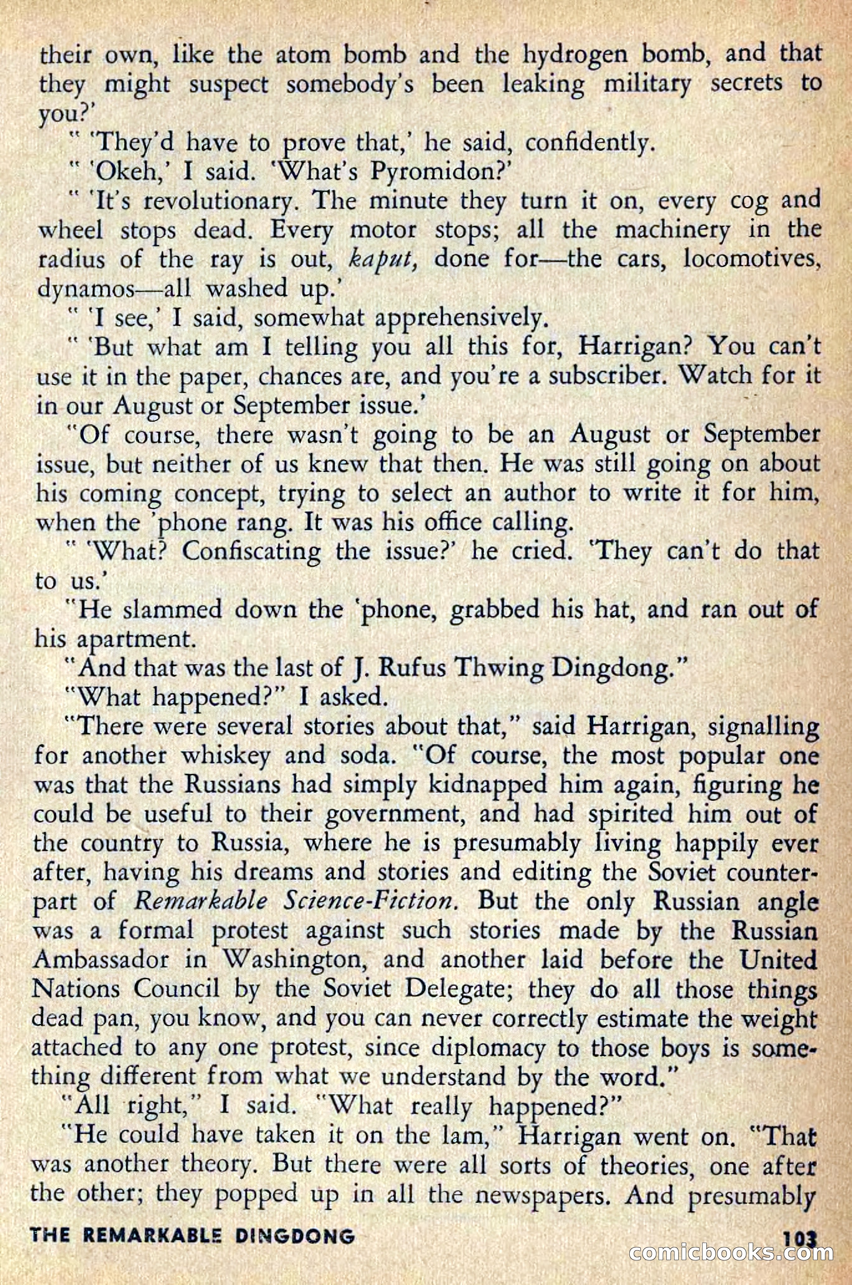 Spaceway, April 1954 — page 105 of 165