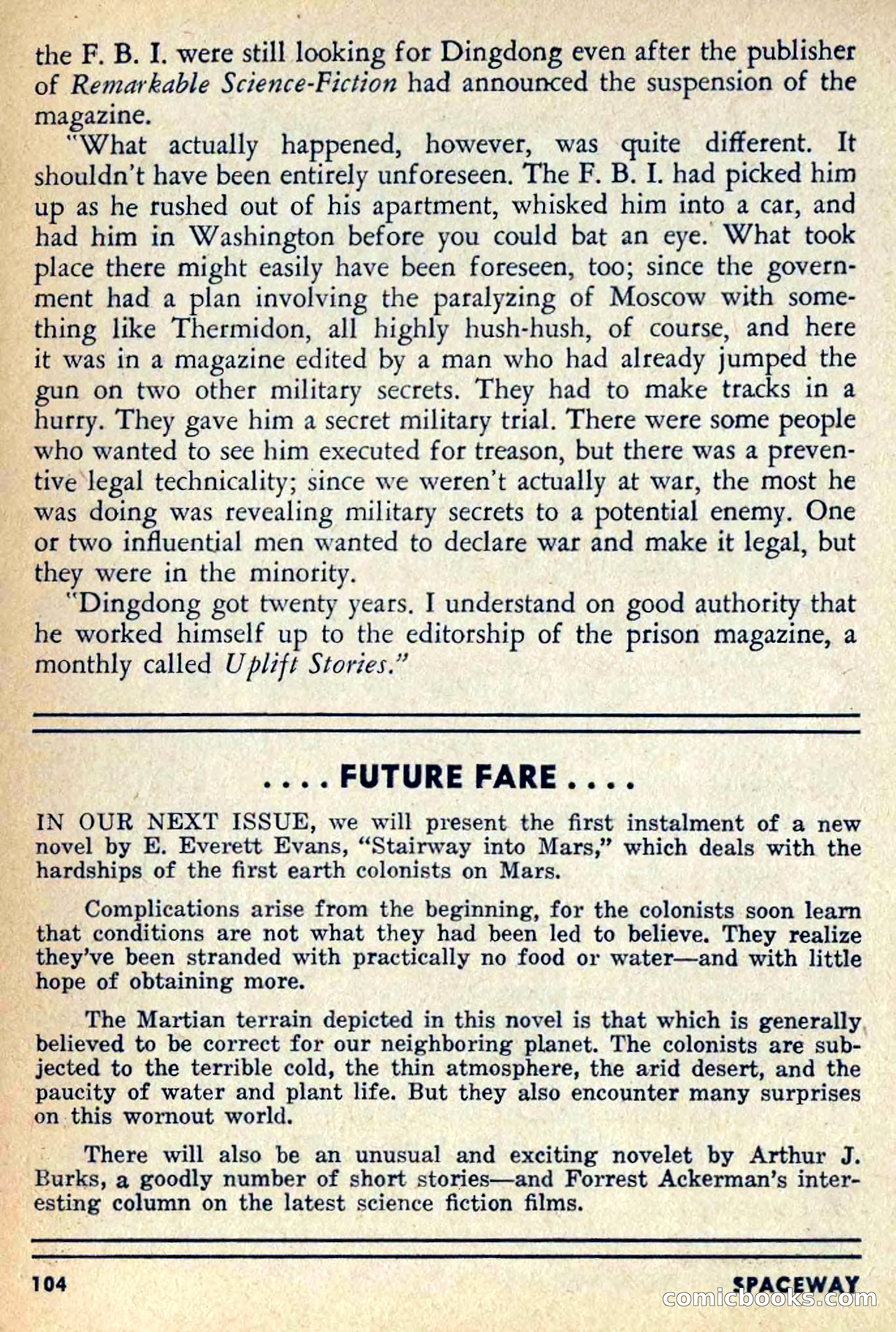 Spaceway, April 1954 — page 106 of 165