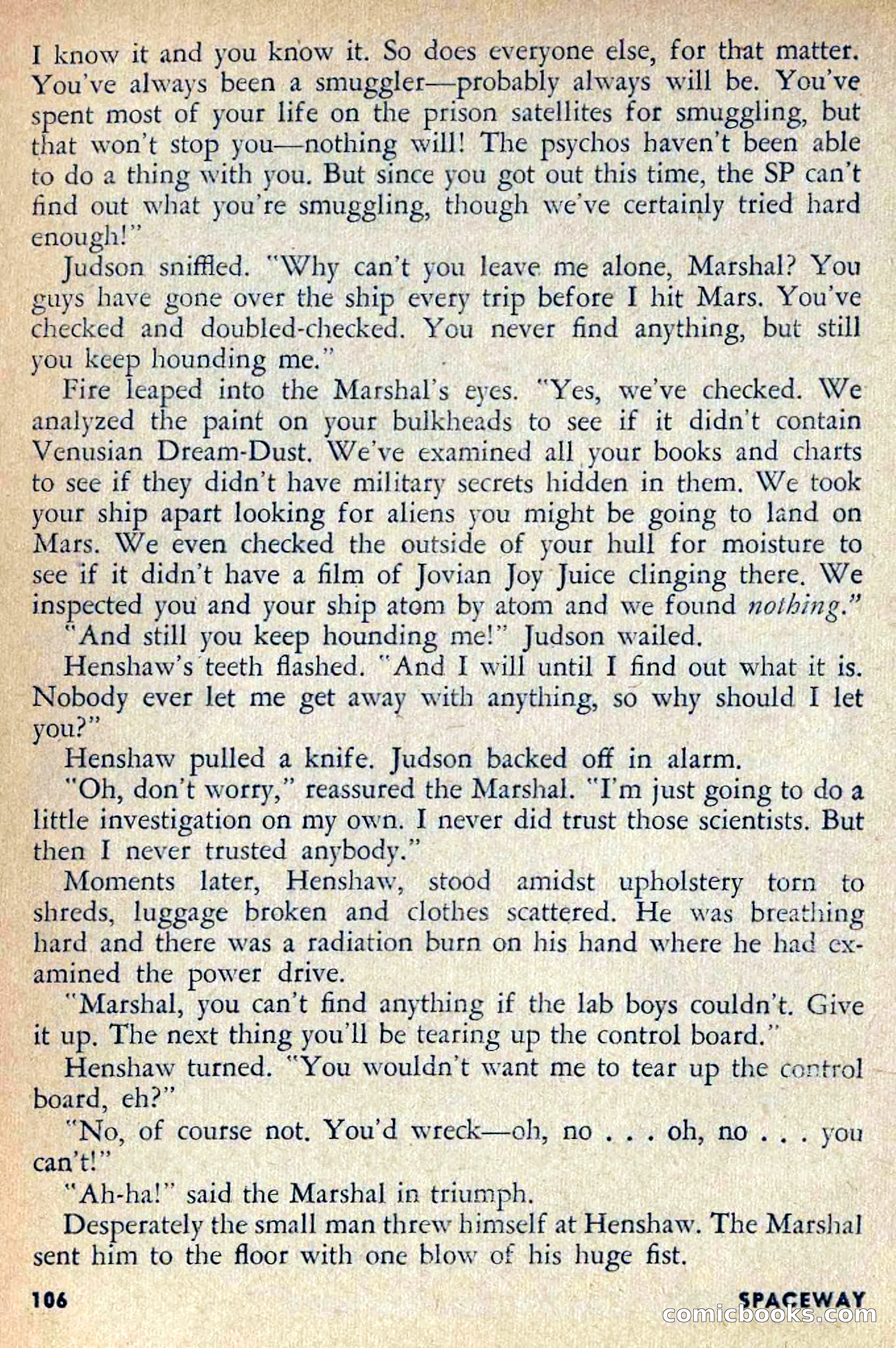 Spaceway, April 1954 — page 108 of 165