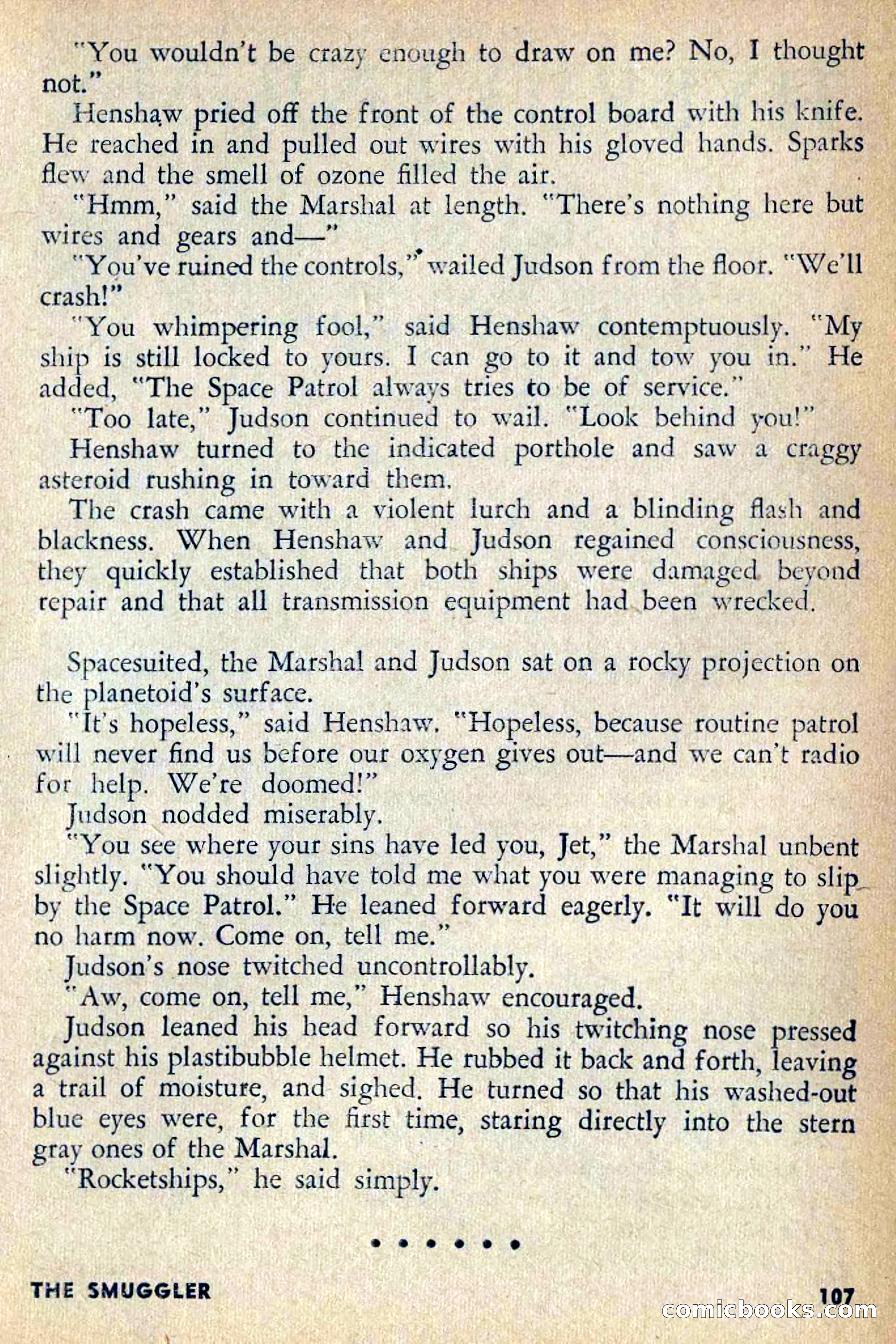 Spaceway, April 1954 — page 109 of 165