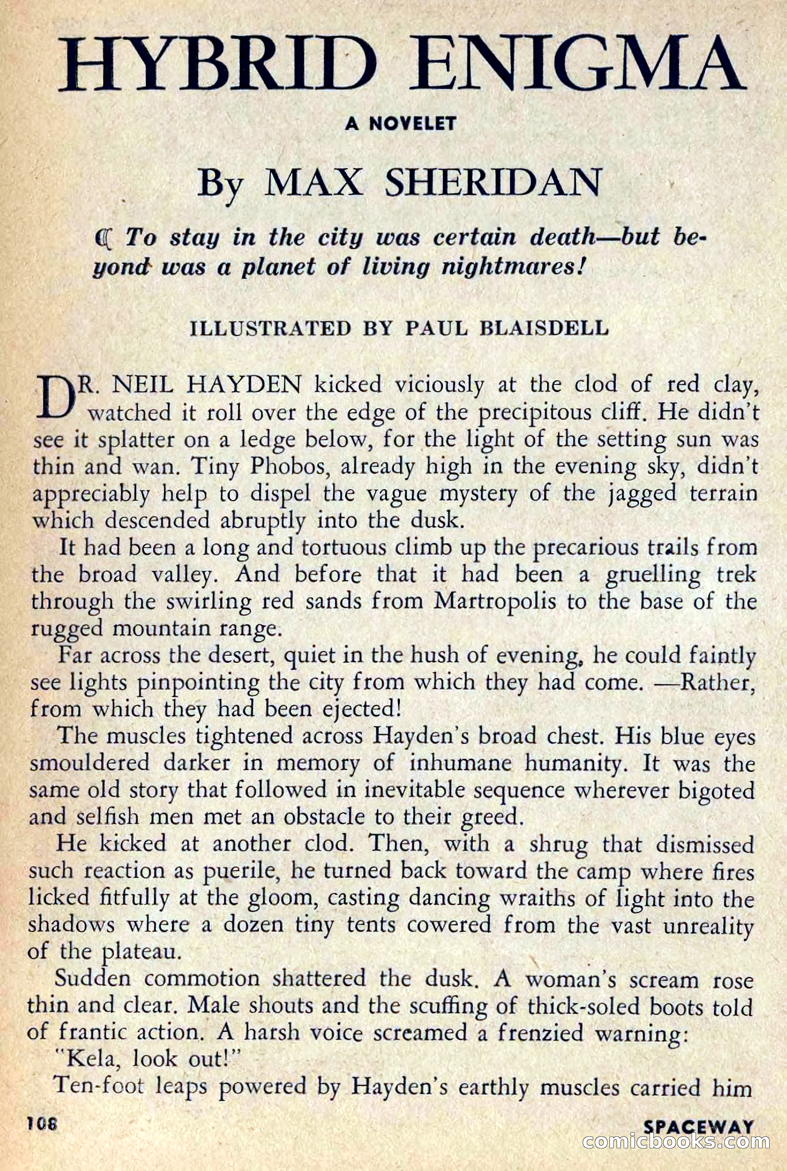 Spaceway, April 1954 — page 110 of 165