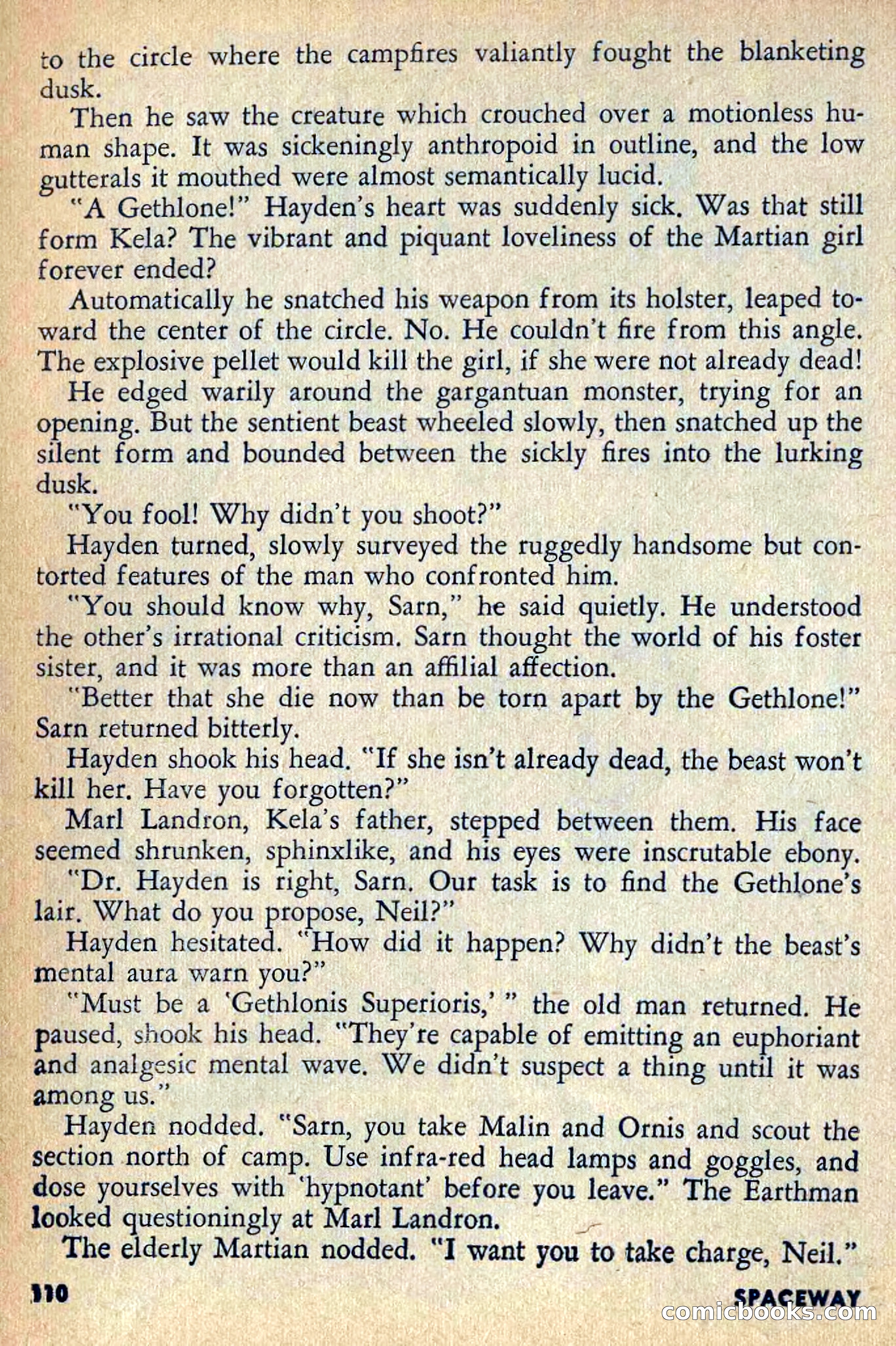 Spaceway, April 1954 — page 112 of 165