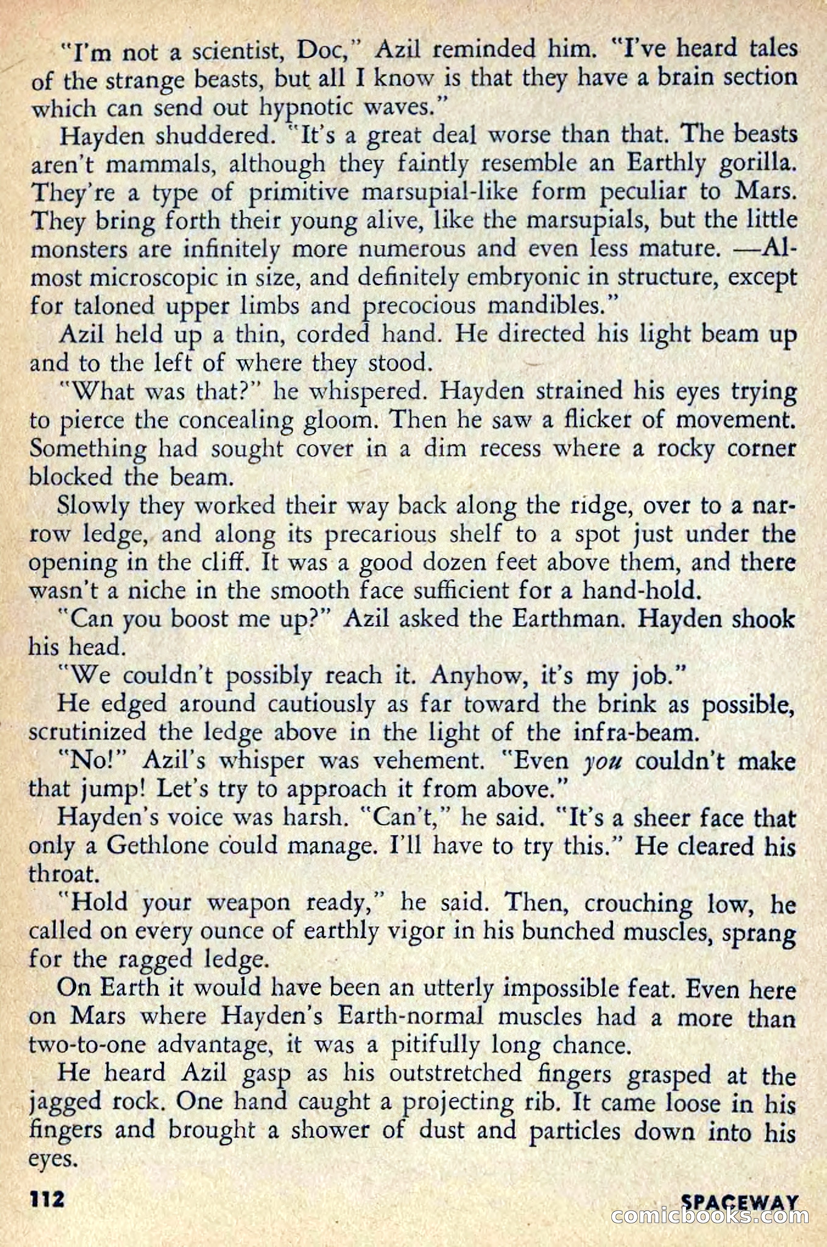 Spaceway, April 1954 — page 114 of 165
