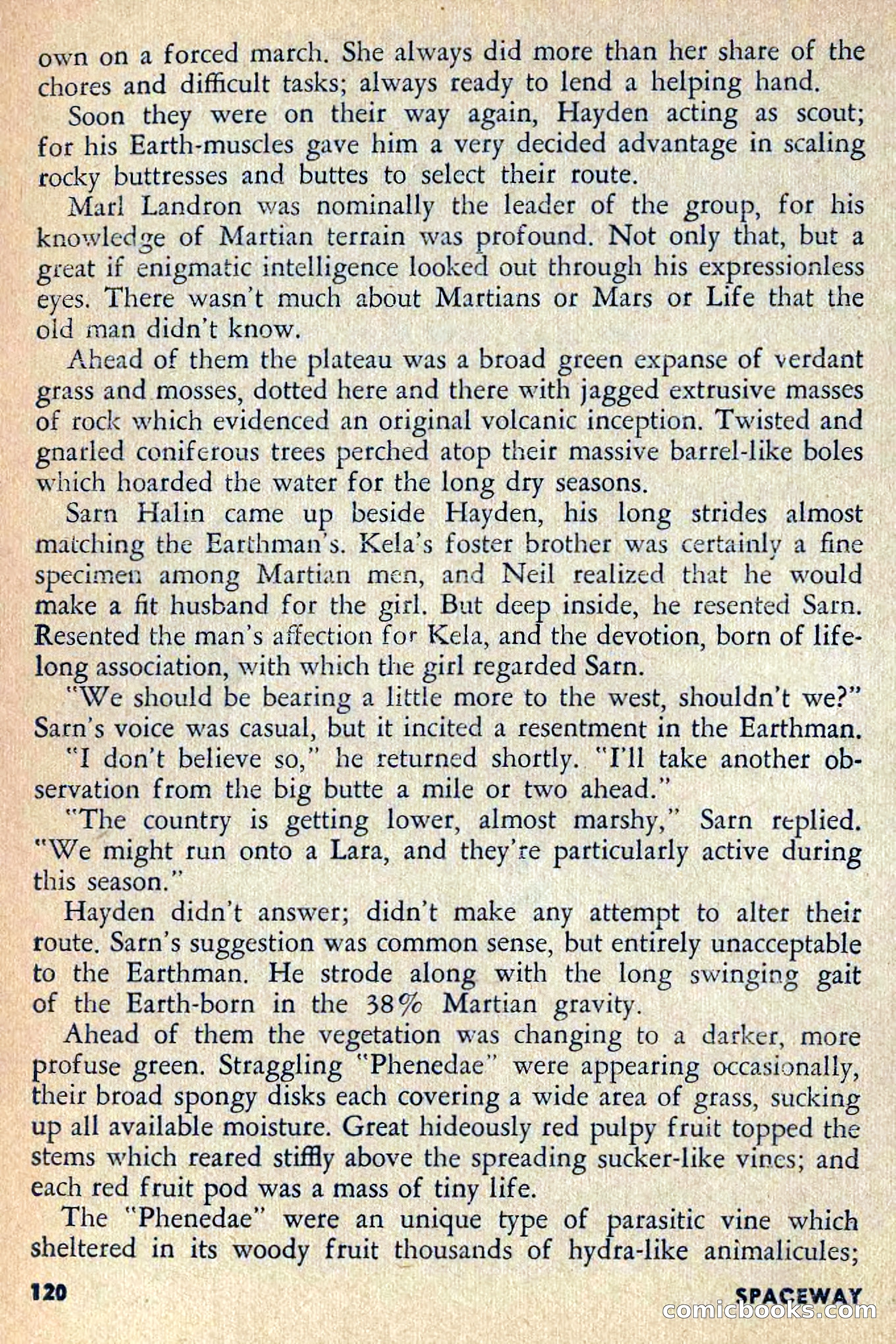 Spaceway, April 1954 — page 122 of 165