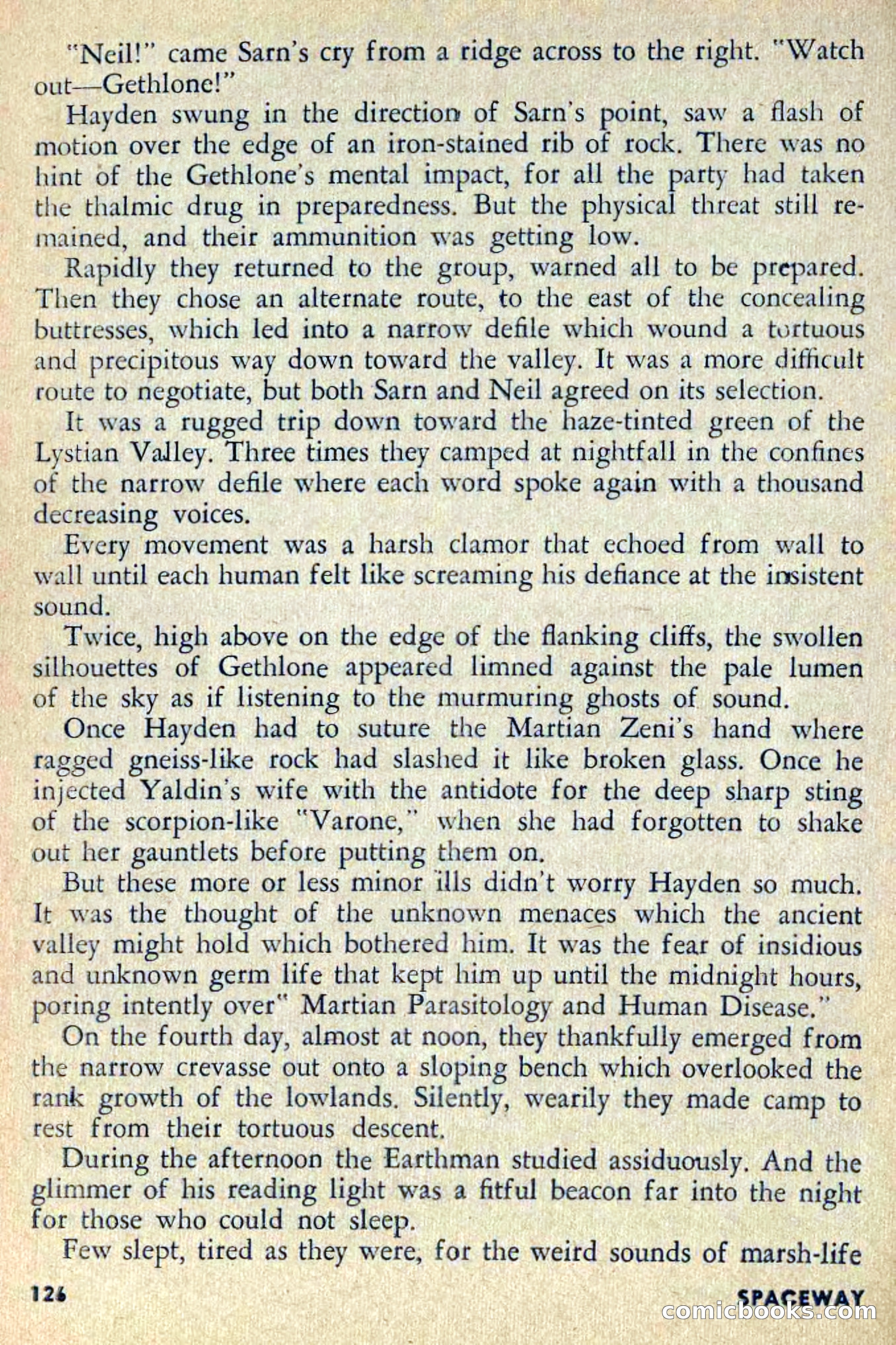 Spaceway, April 1954 — page 128 of 165