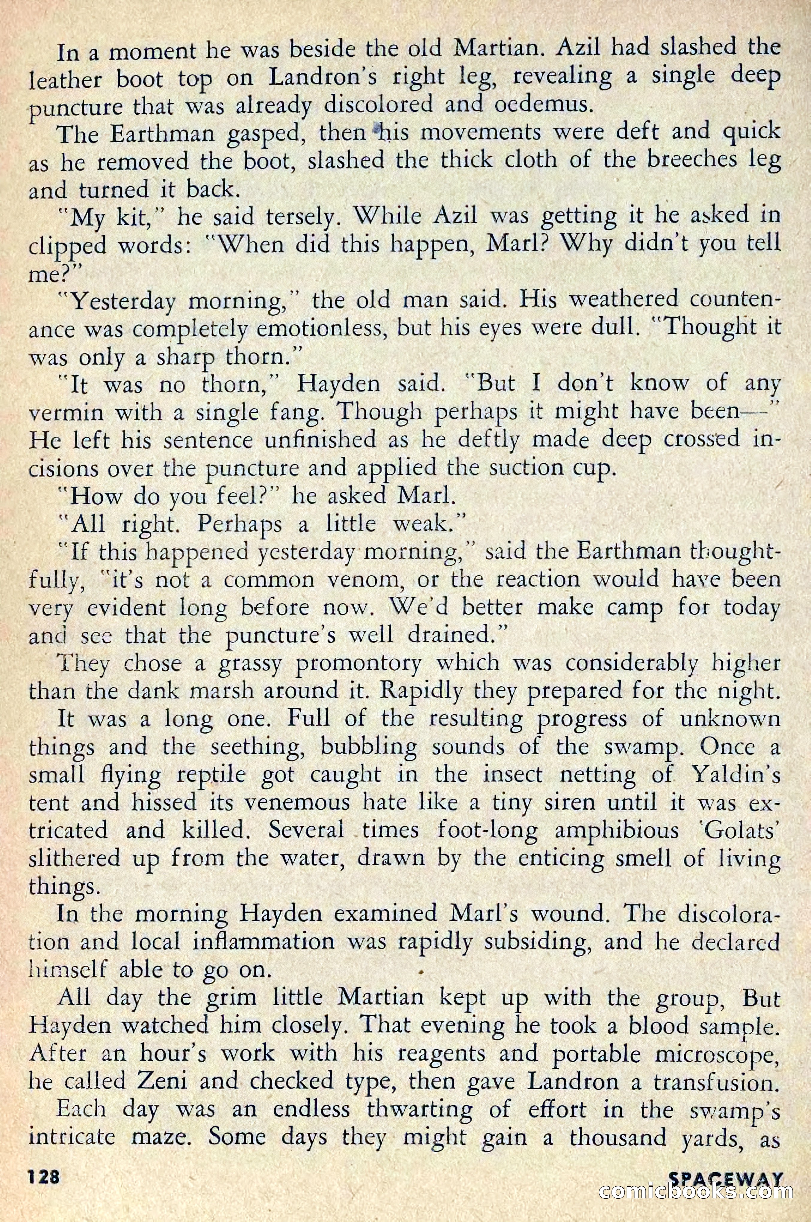 Spaceway, April 1954 — page 130 of 165