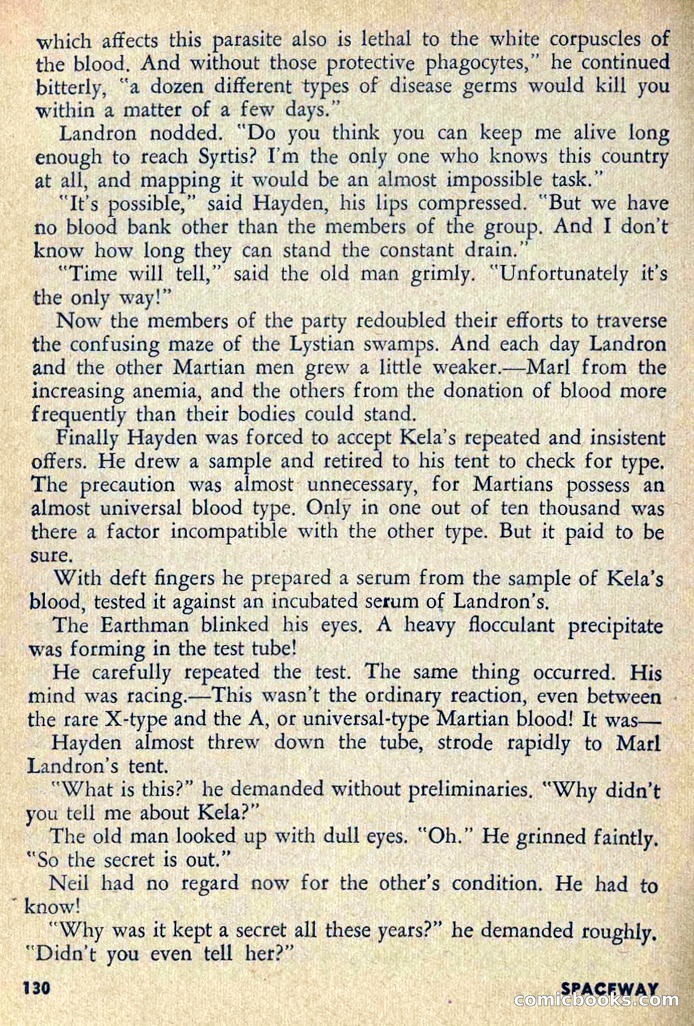 Spaceway, April 1954 — page 132 of 165