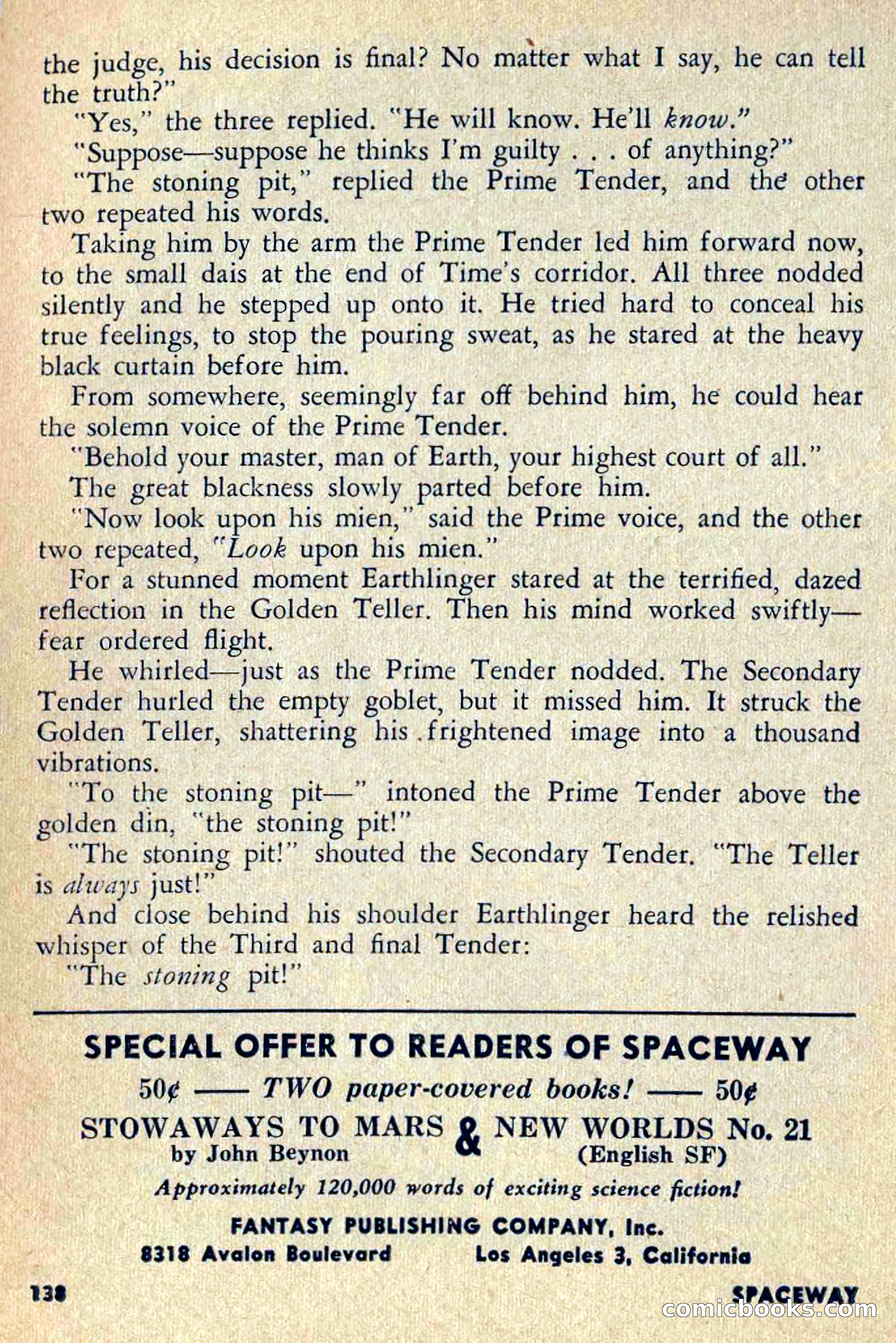 Spaceway, April 1954 — page 140 of 165