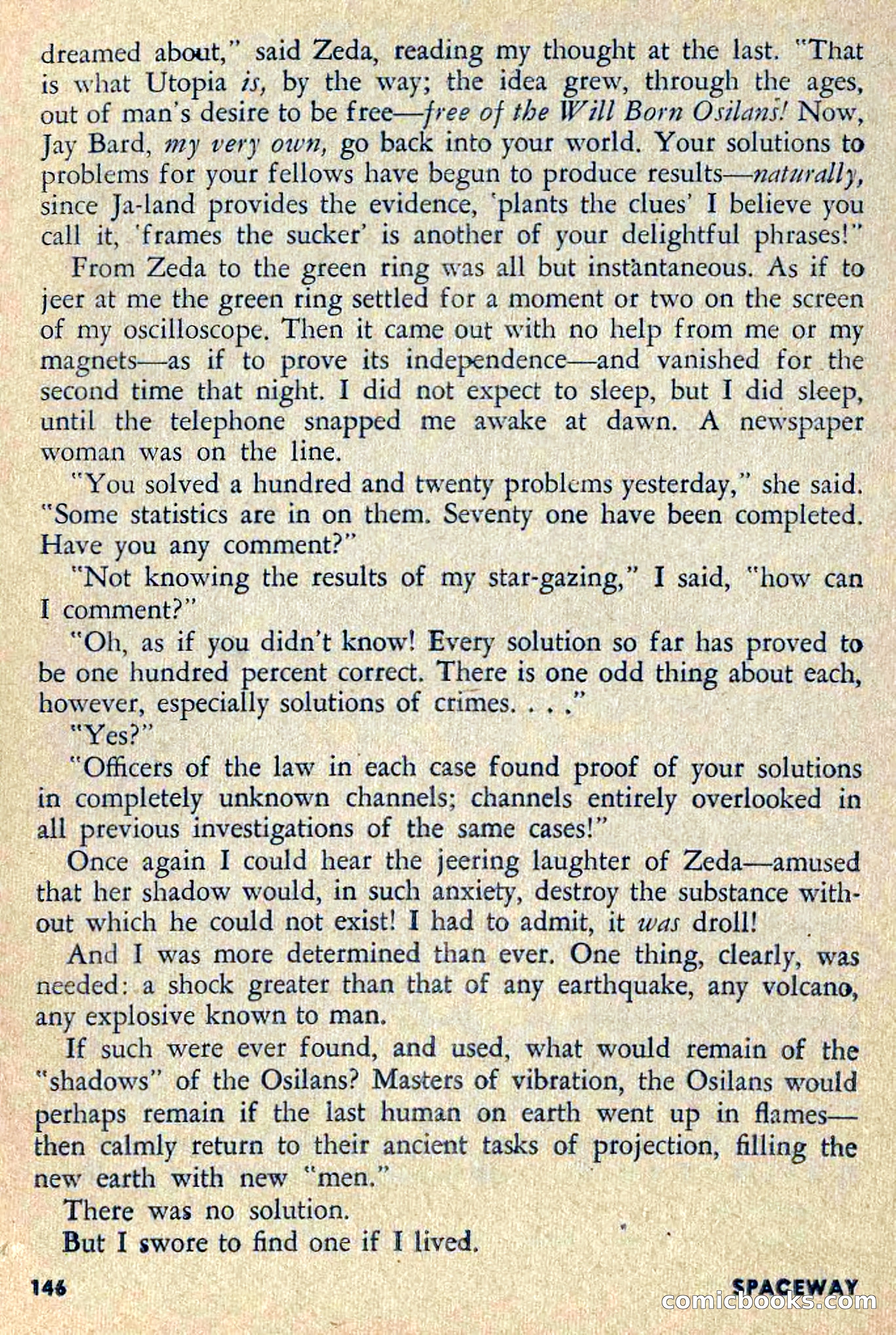 Spaceway, April 1954 — page 148 of 165