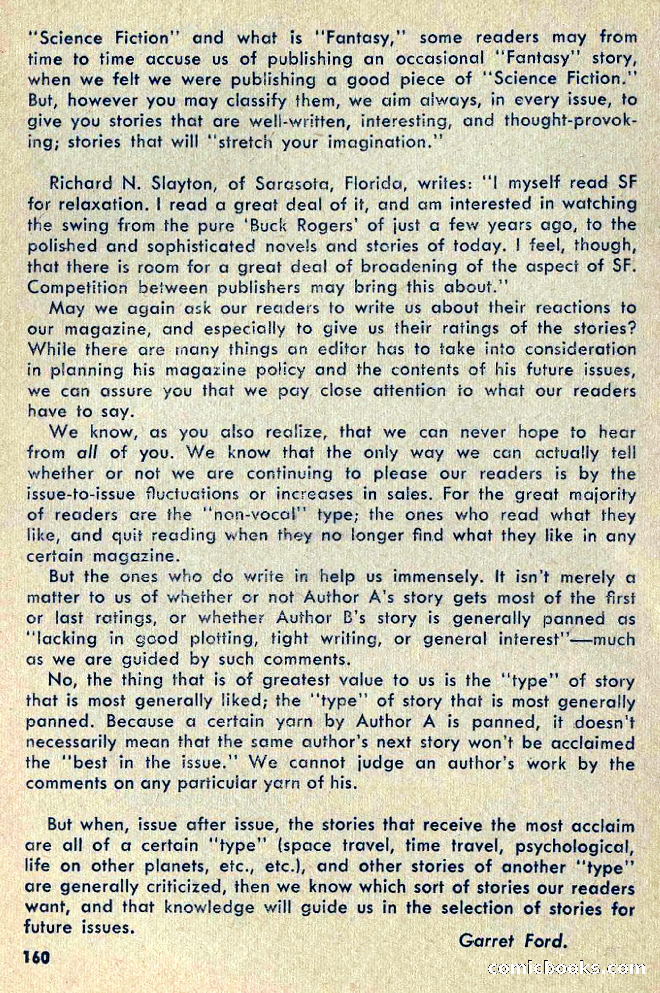 Spaceway, April 1954 — page 162 of 165