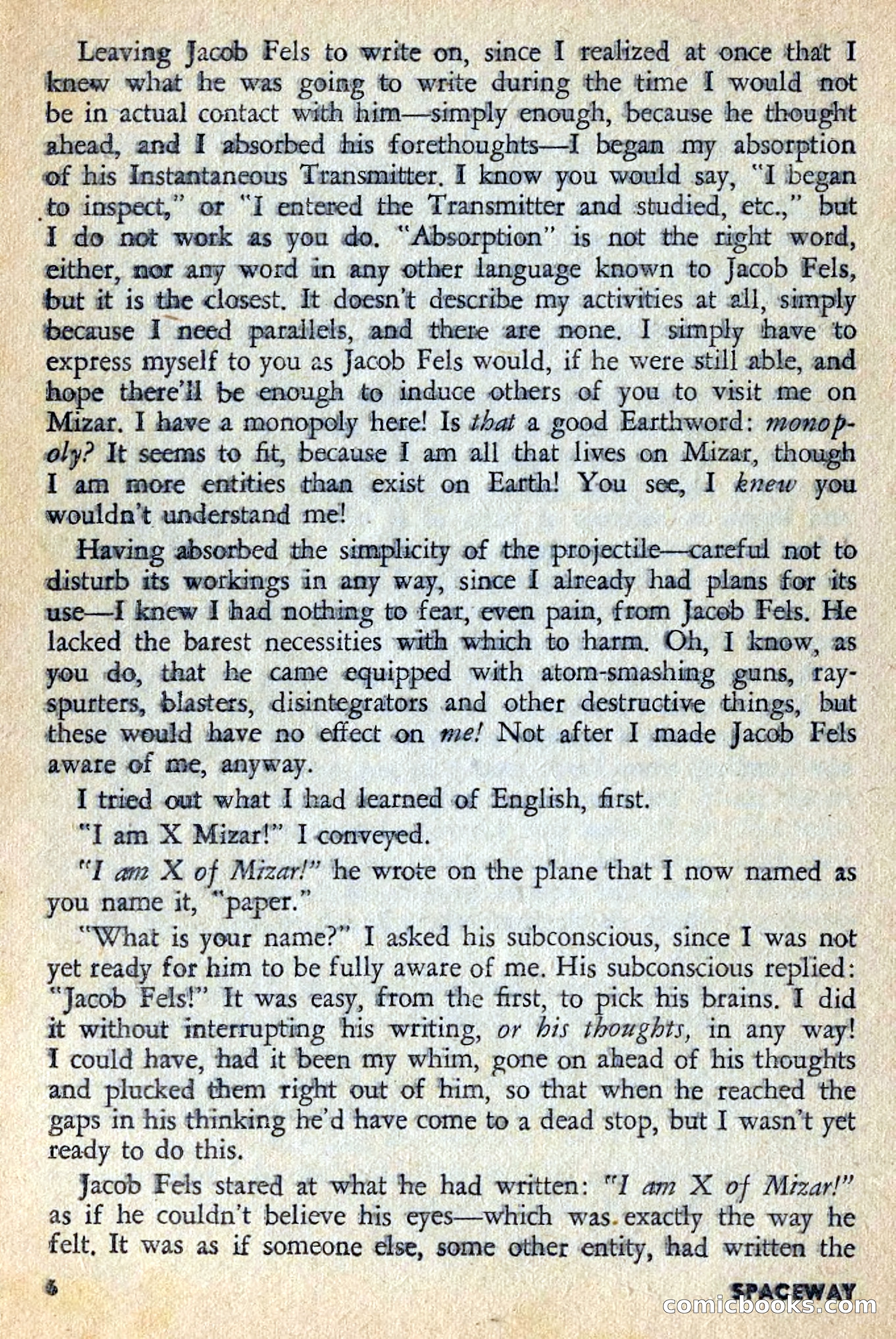 Spaceway, June 1954 — page 8 of 132