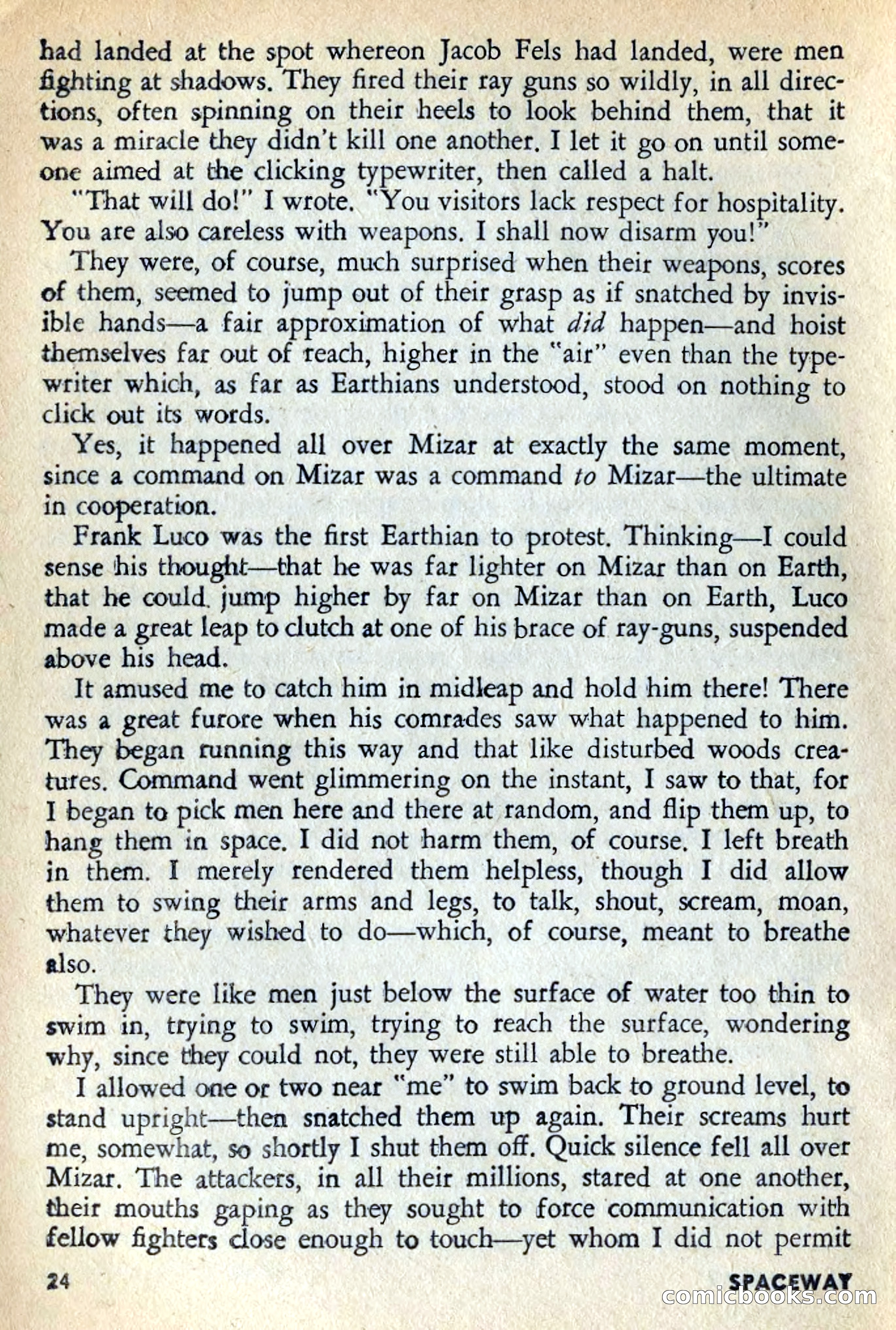 Spaceway, June 1954 — page 26 of 132