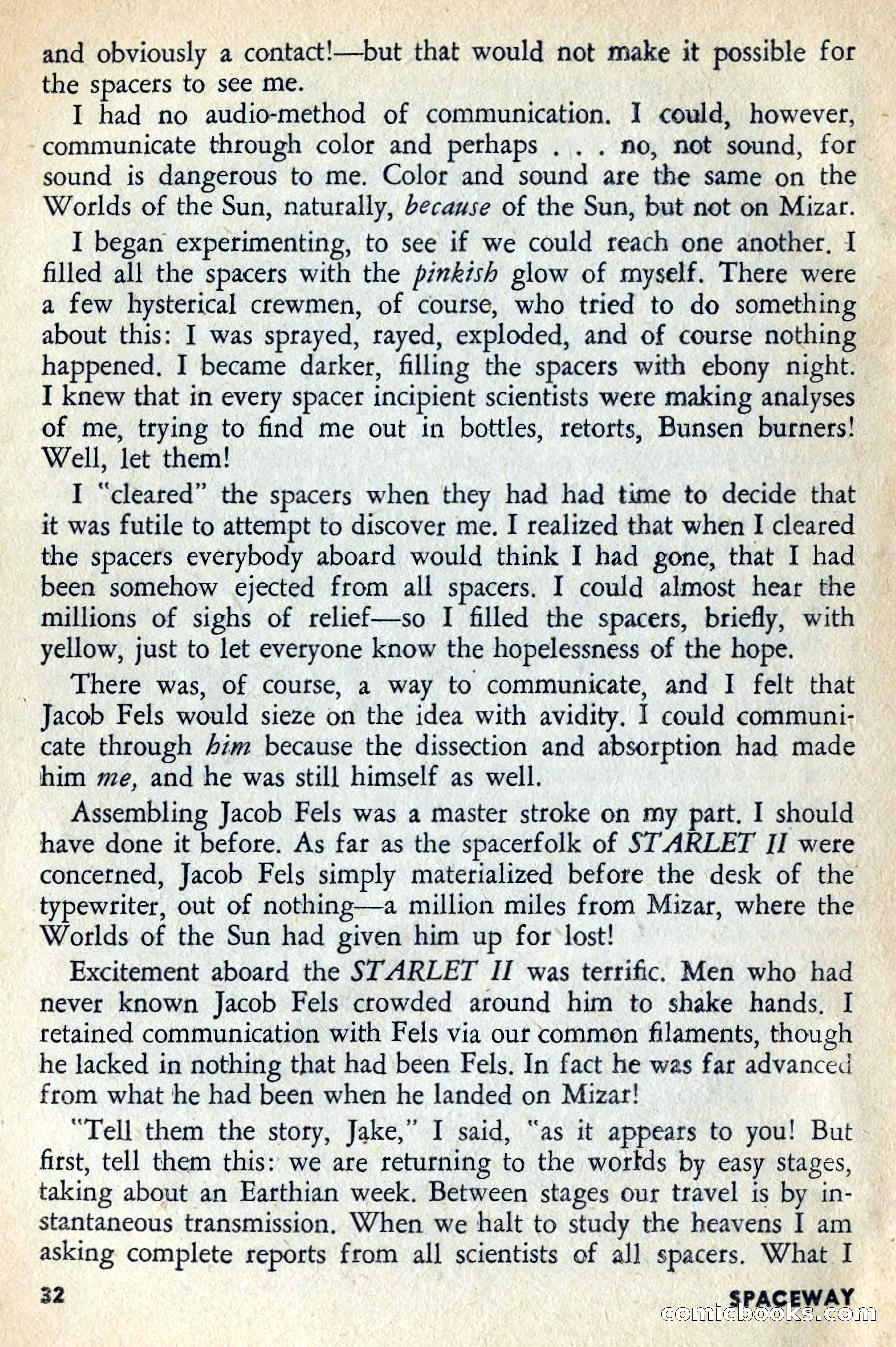 Spaceway, June 1954 — page 34 of 132