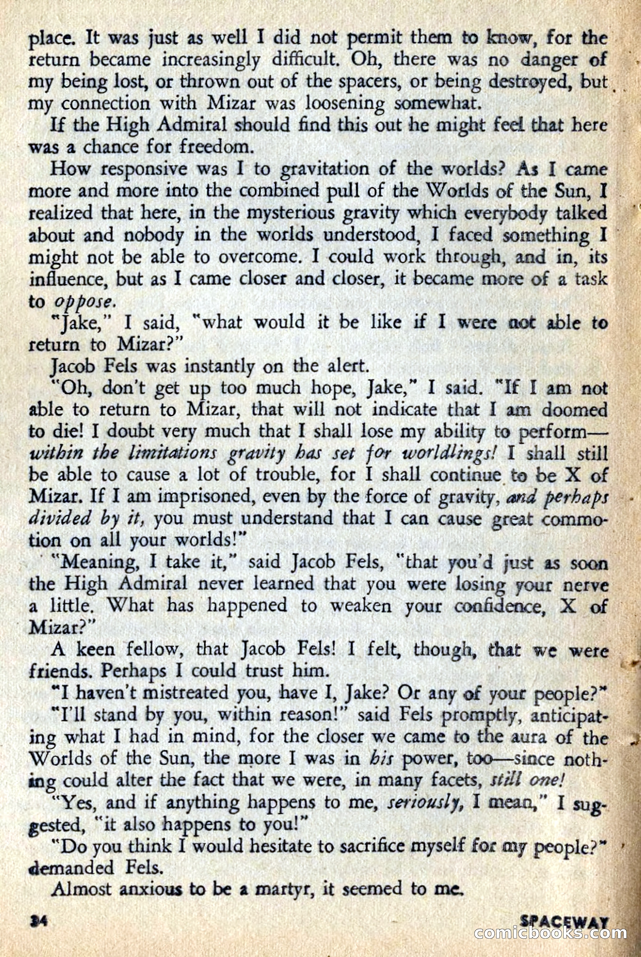 Spaceway, June 1954 — page 36 of 132