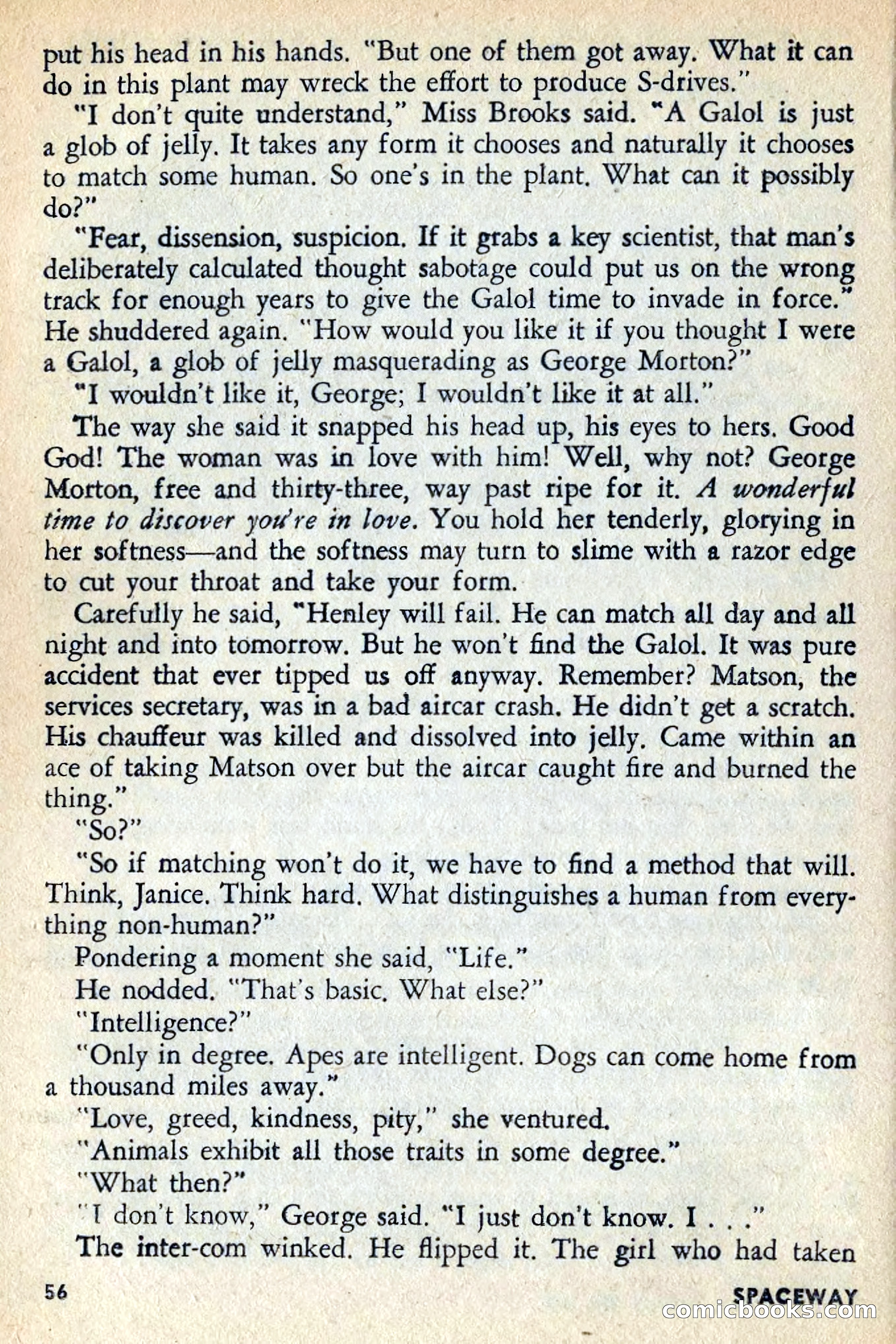 Spaceway, June 1954 — page 58 of 132