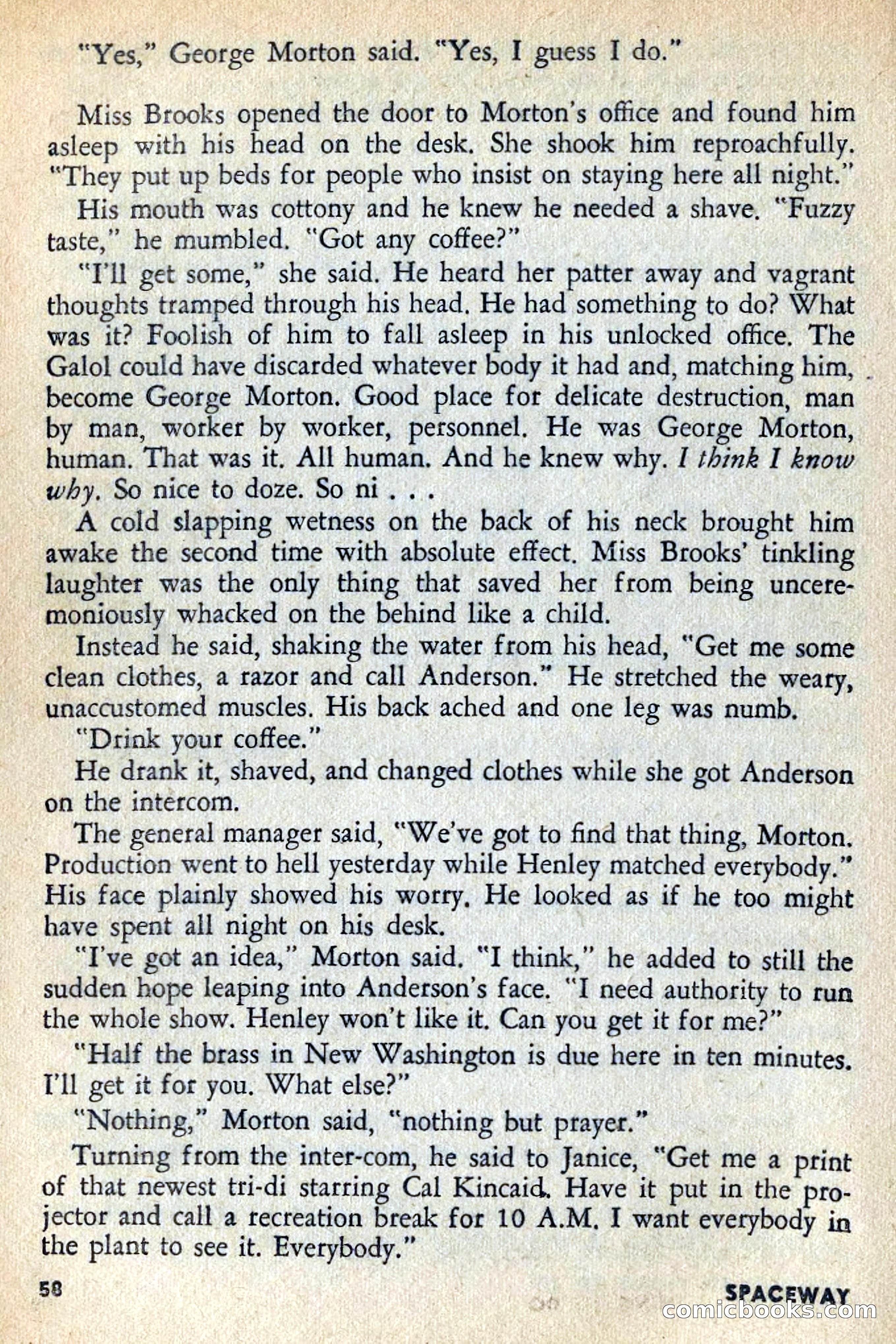 Spaceway, June 1954 — page 60 of 132