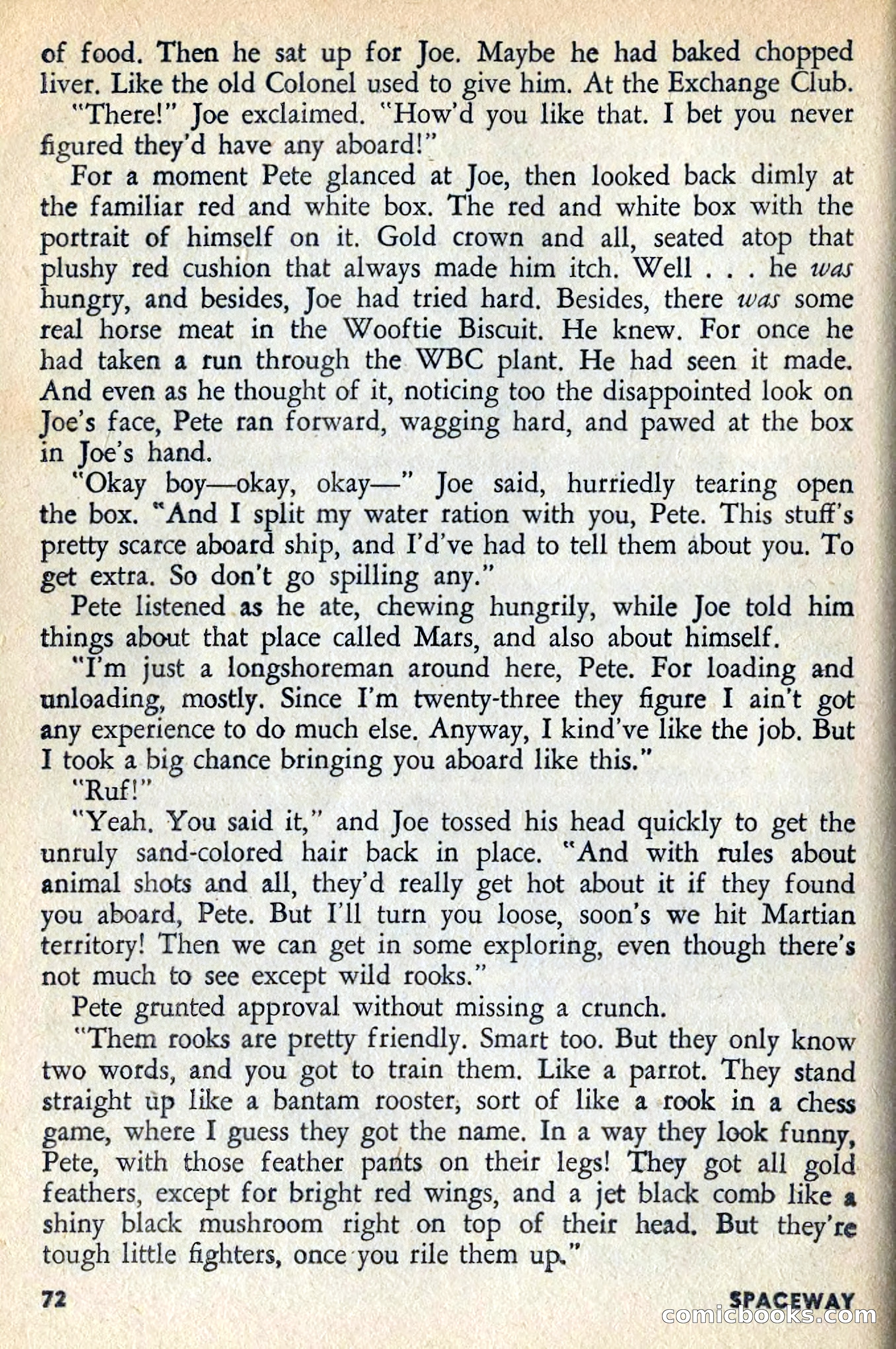 Spaceway, June 1954 — page 74 of 132