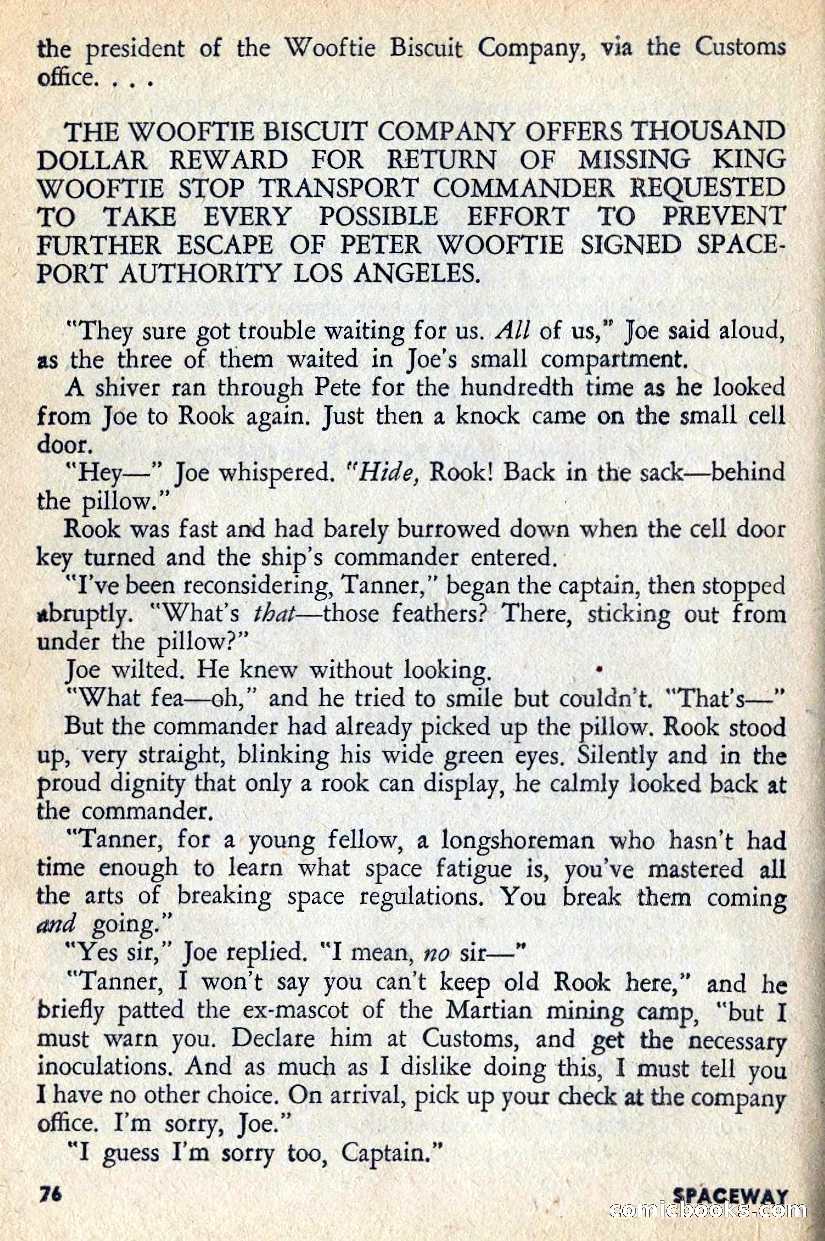 Spaceway, June 1954 — page 78 of 132