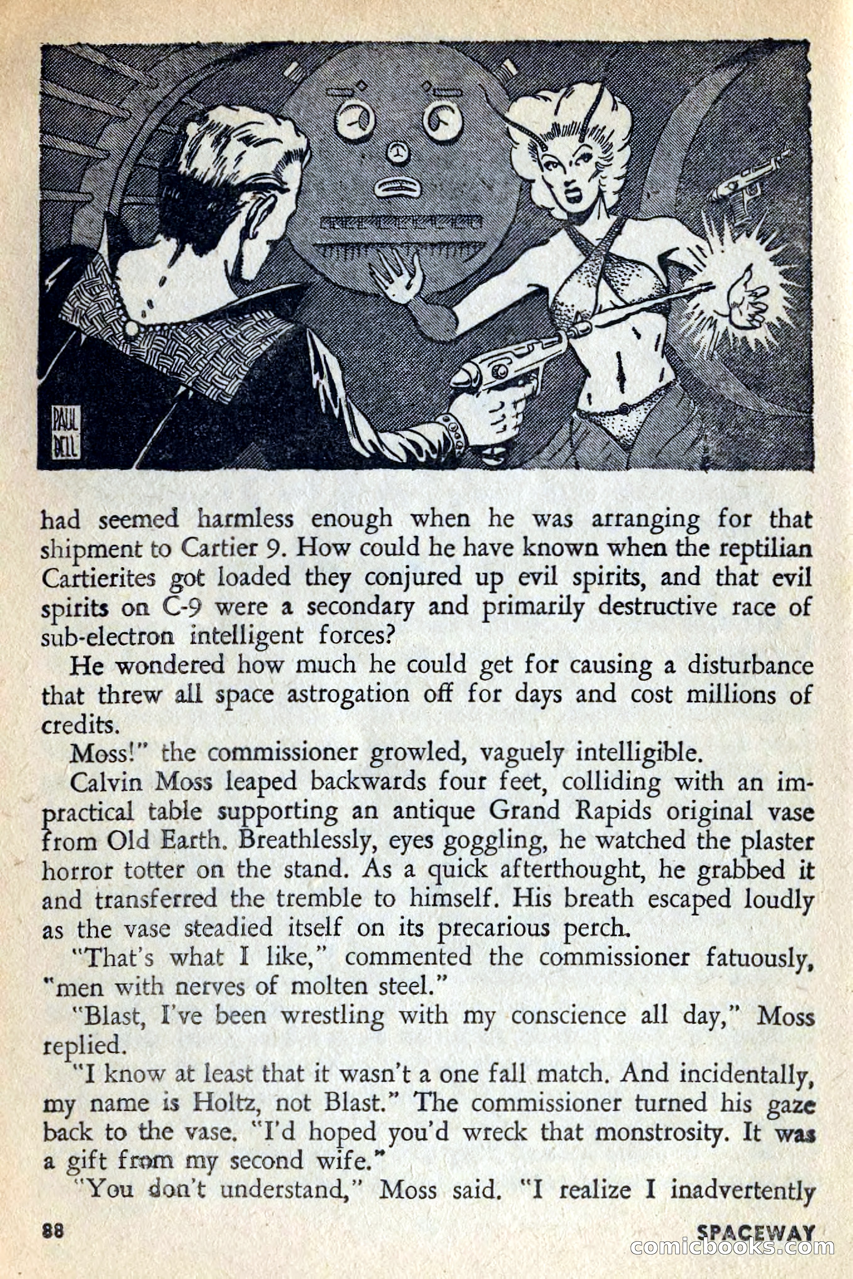 Spaceway, June 1954 — page 90 of 132