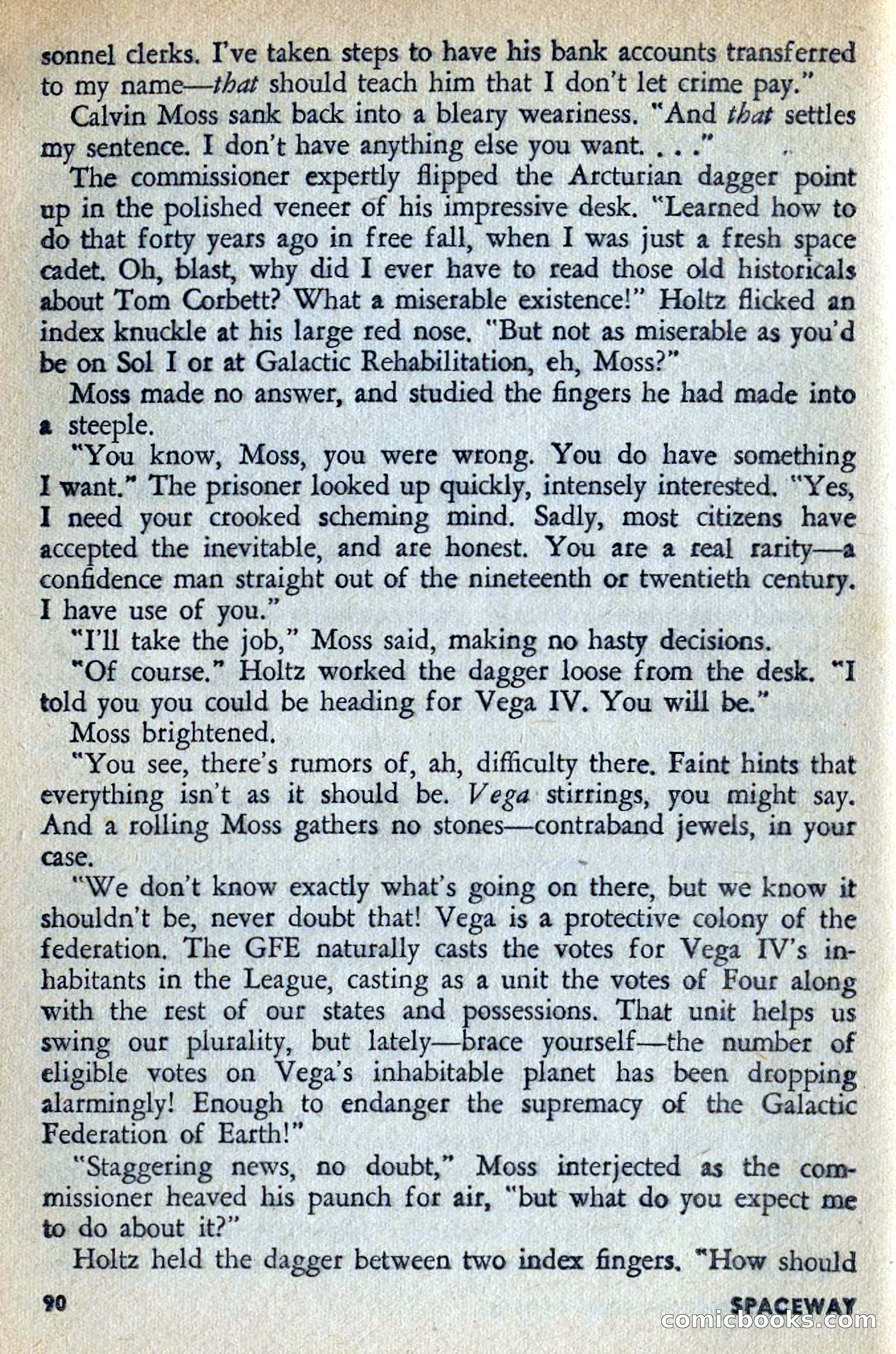 Spaceway, June 1954 — page 92 of 132