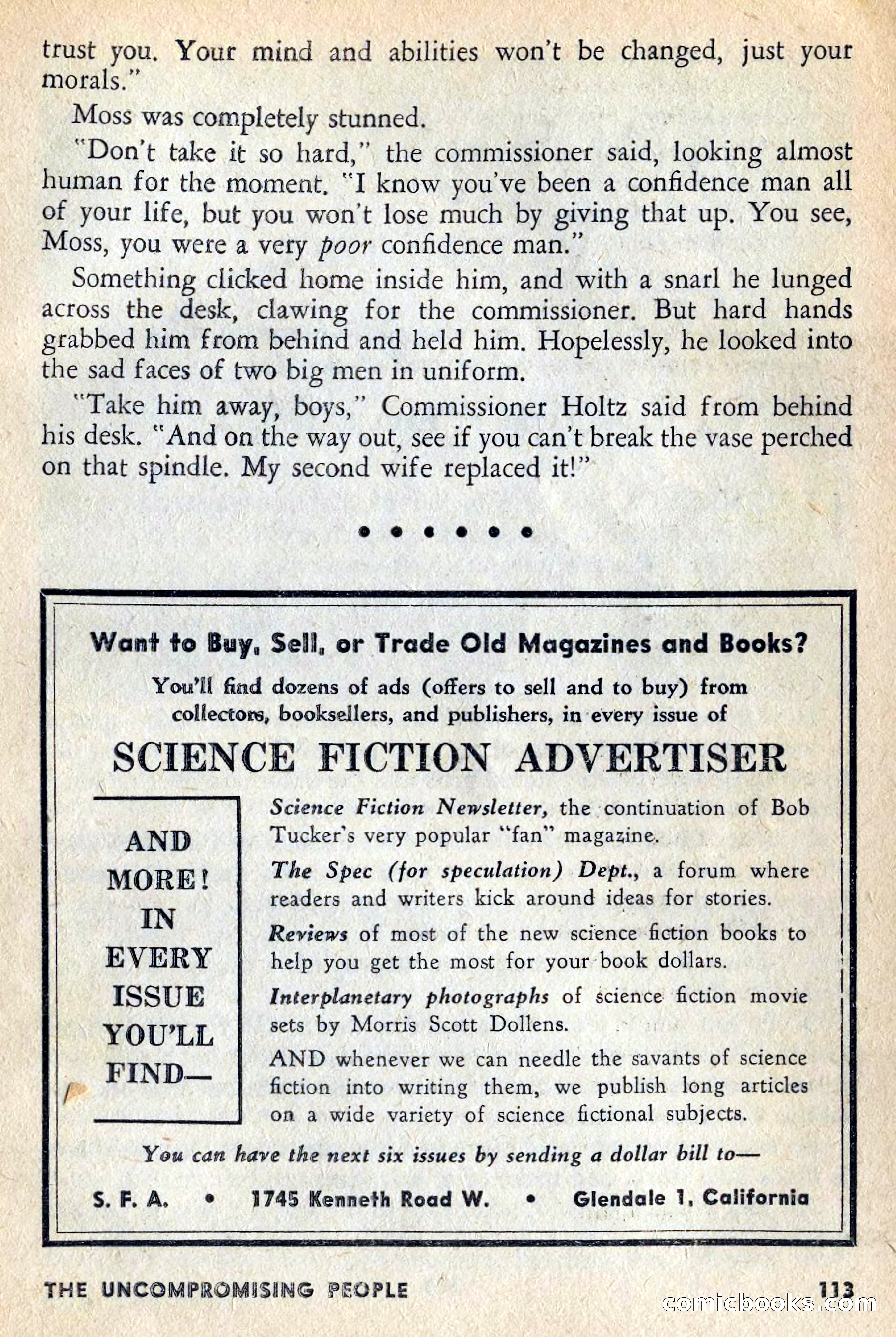 Spaceway, June 1954 — page 115 of 132